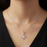 Moissanite Cluster Necklace, Sterling Silver Sunburst Pendant, Timeless Classic Design