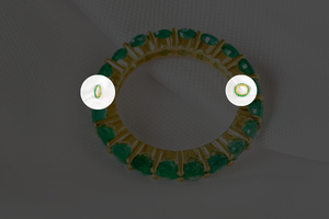 Sterling Silver Emerald Ring: The Perfect Minimalist Wedding Band for Women