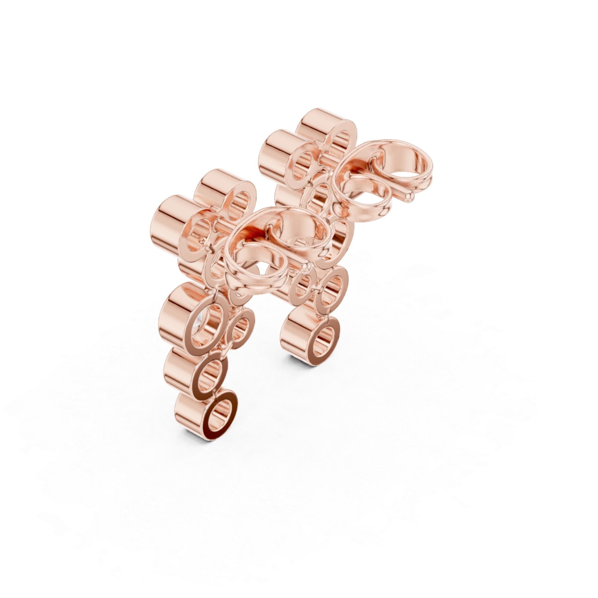 Moissanite Dangle Earrings For Women 925 Sterling Silver Pushback Minimalist Dainty Cluster Bezel Set Long Bridal Anniversary Gift For Her