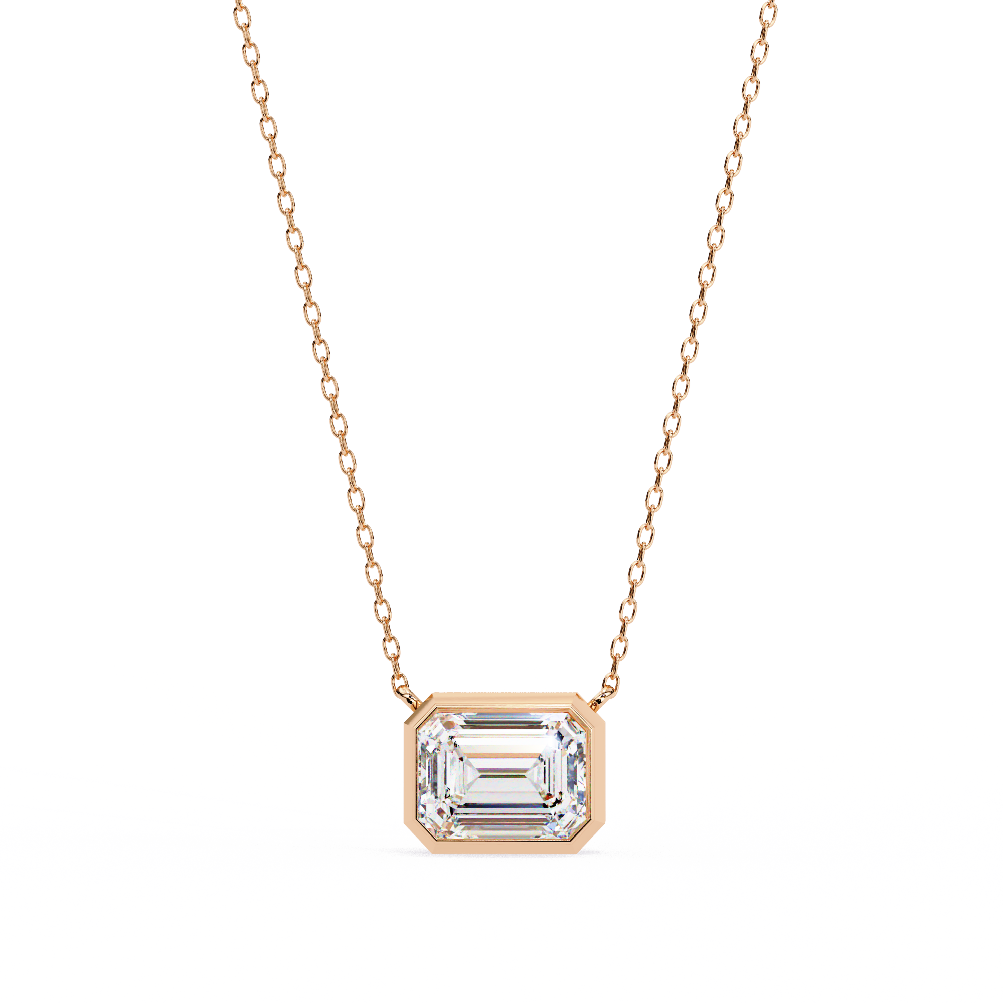 Moissanite Pendant Necklace For Women