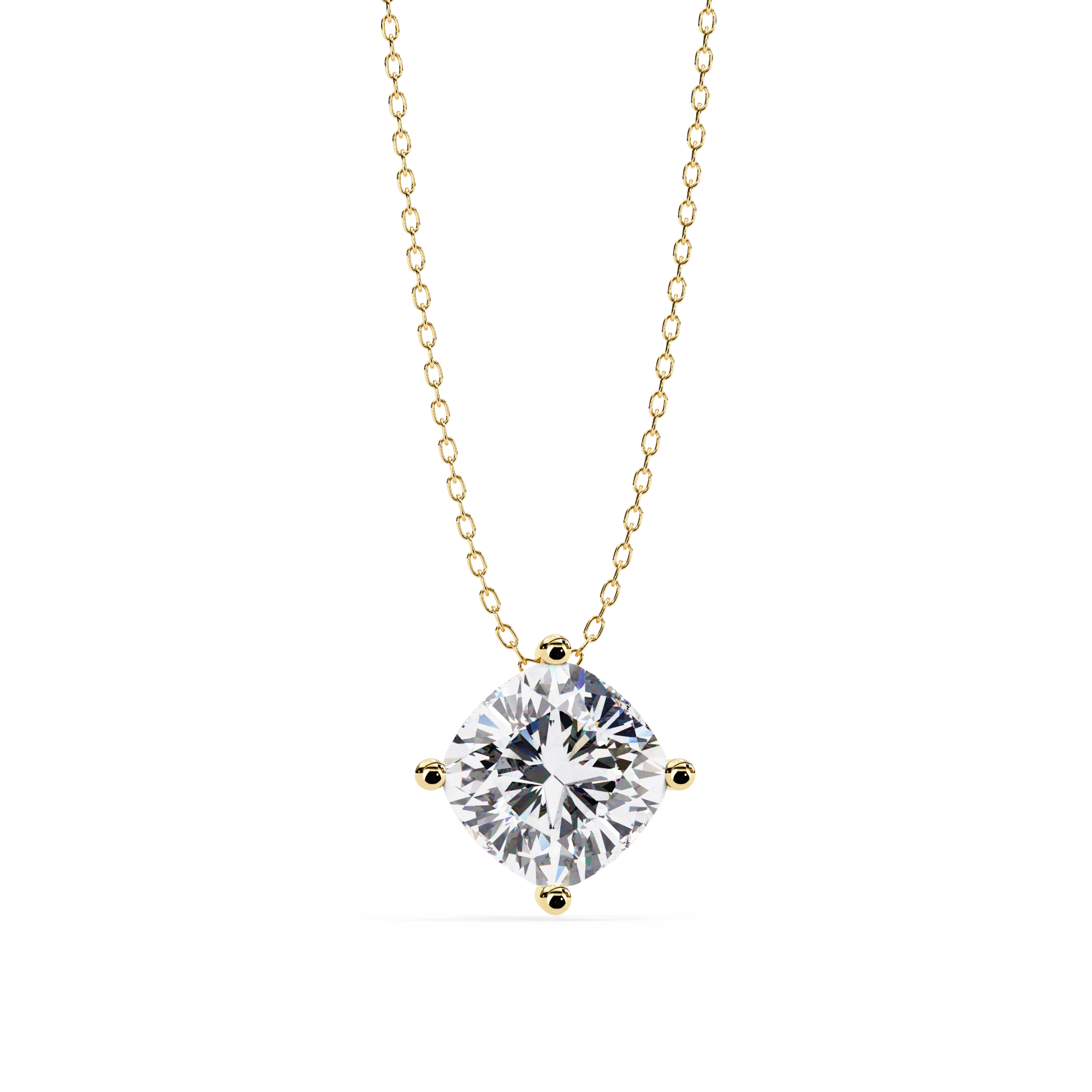 Moissanite Pendant Necklace For Women