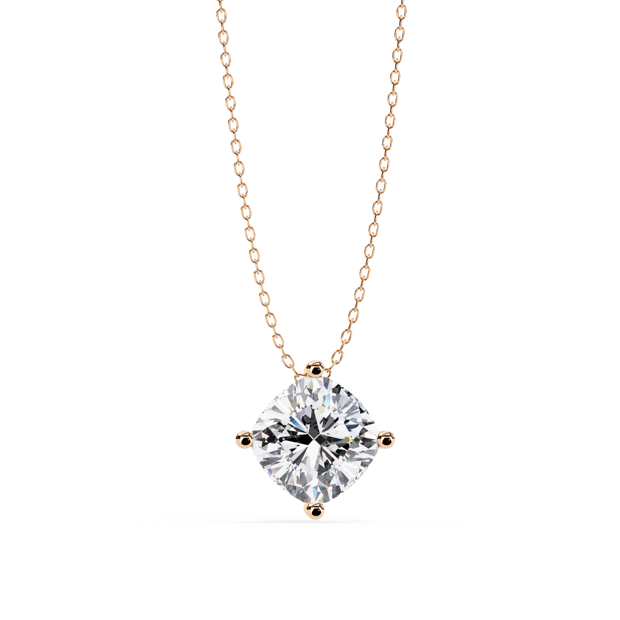 Moissanite Pendant Necklace For Women