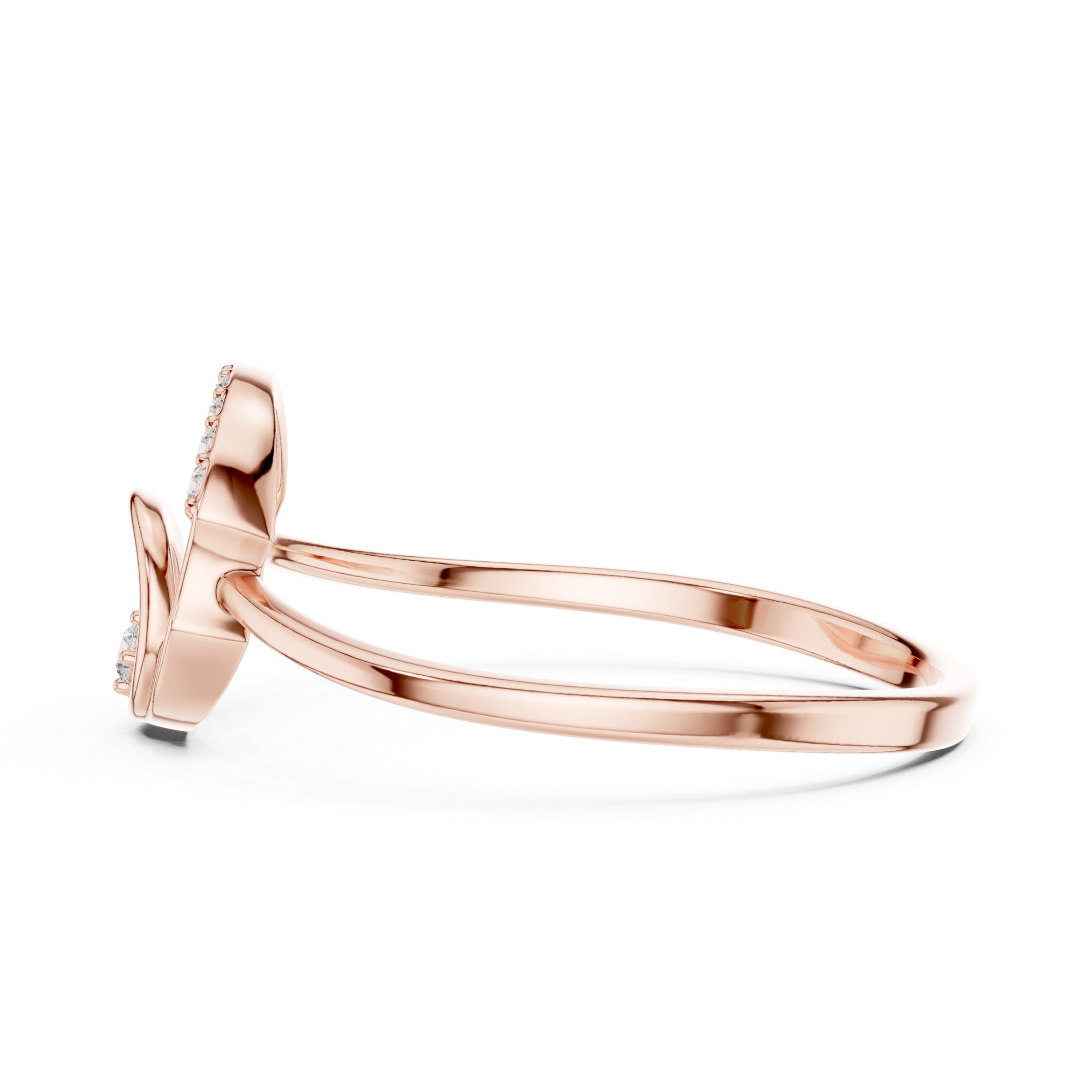Orbit Moissanite Ring: Sterling Silver Geometric Art Deco Statement Band