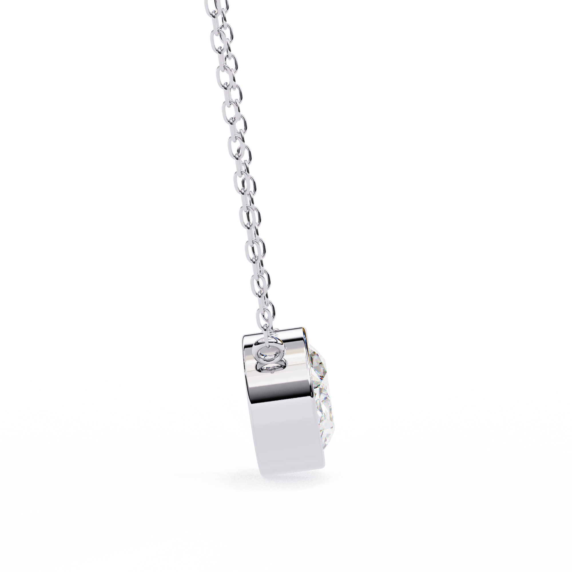 Moissanite Pendant Necklace For Women