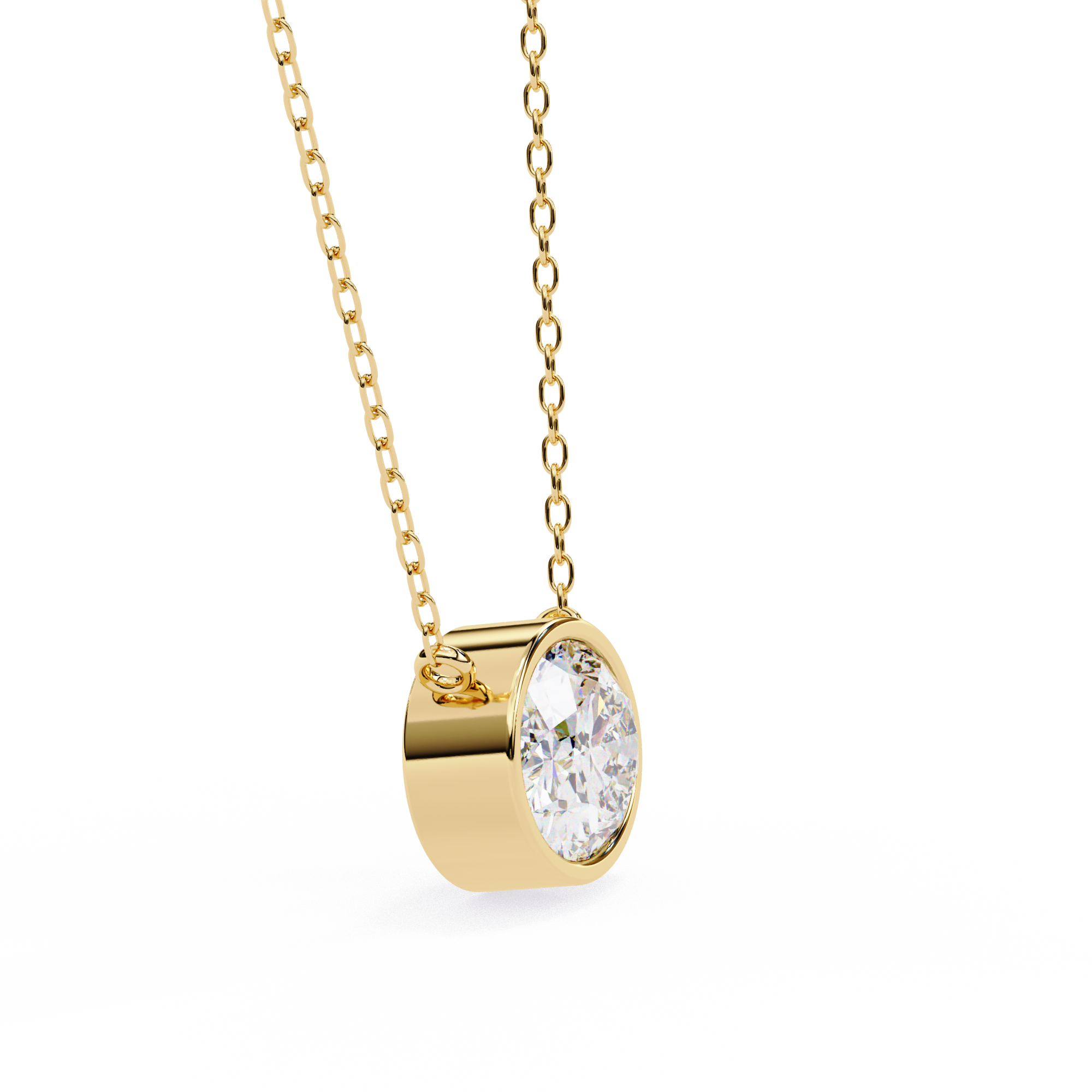Moissanite Pendant Necklace For Women
