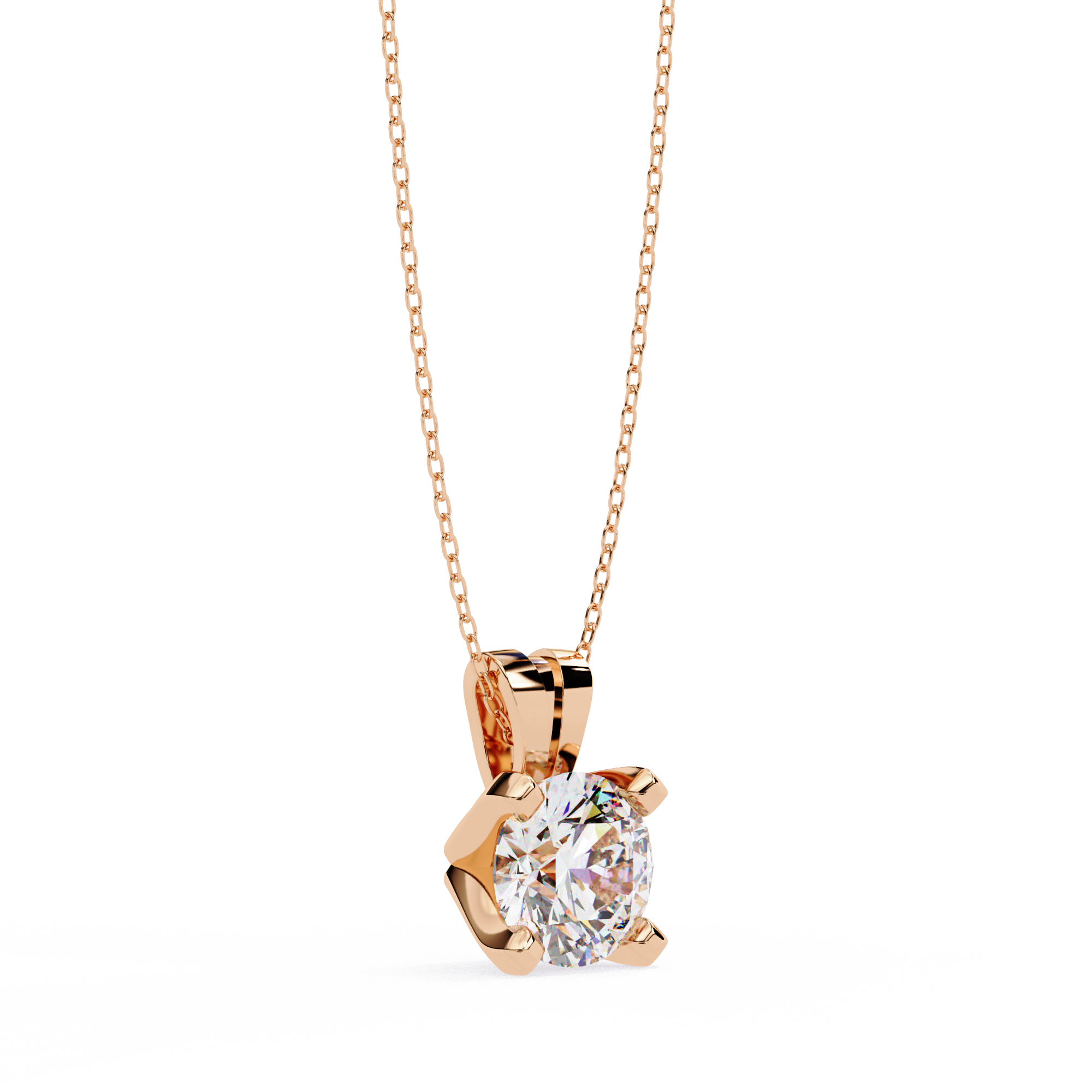 Moissanite Pendant Necklace For Women