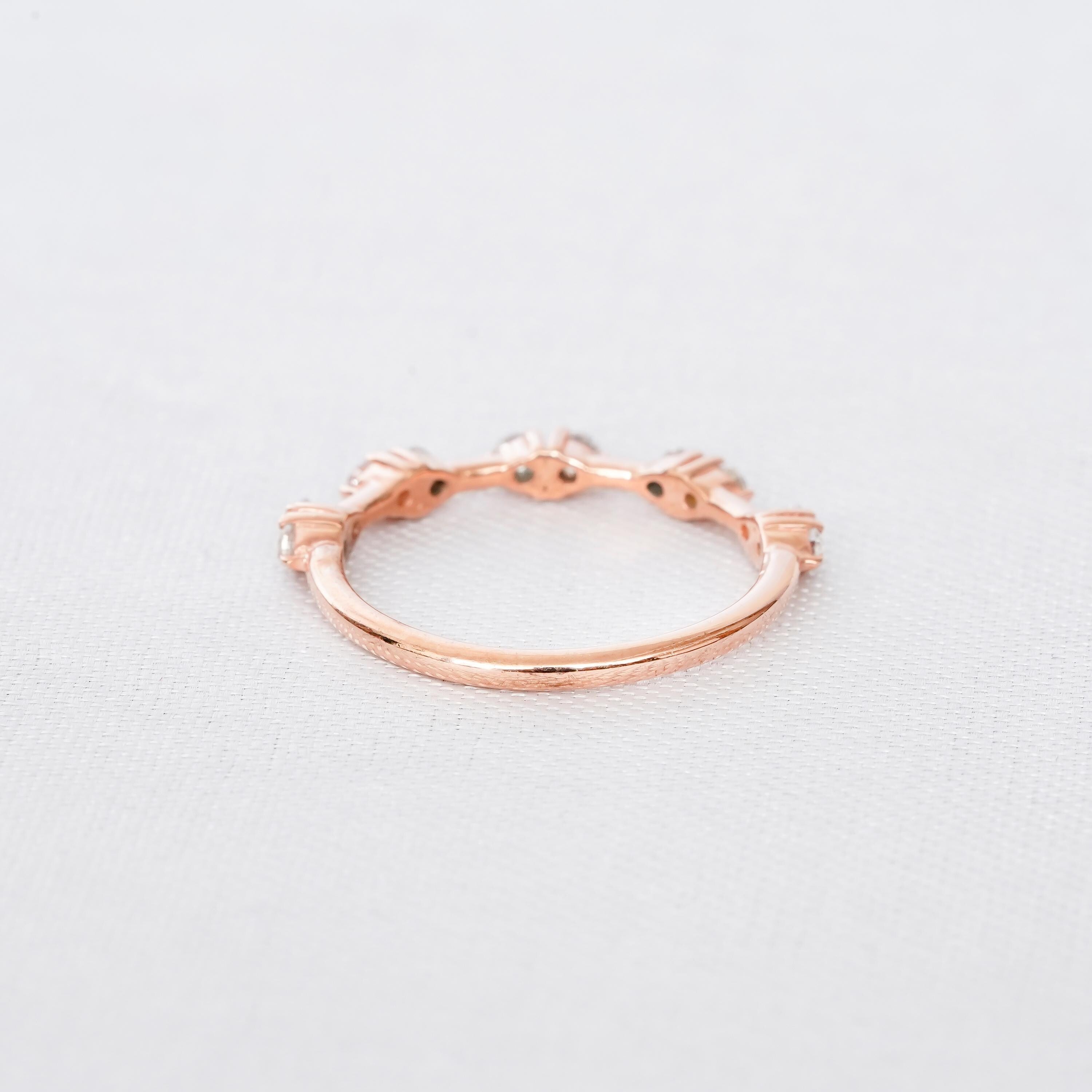 Moissanite Ring Set For Women 925 Sterling Silver Milgrain Bridal Oval 2ct Art Deco Engagement Ring Matching Moissanite Dainty Wedding Band