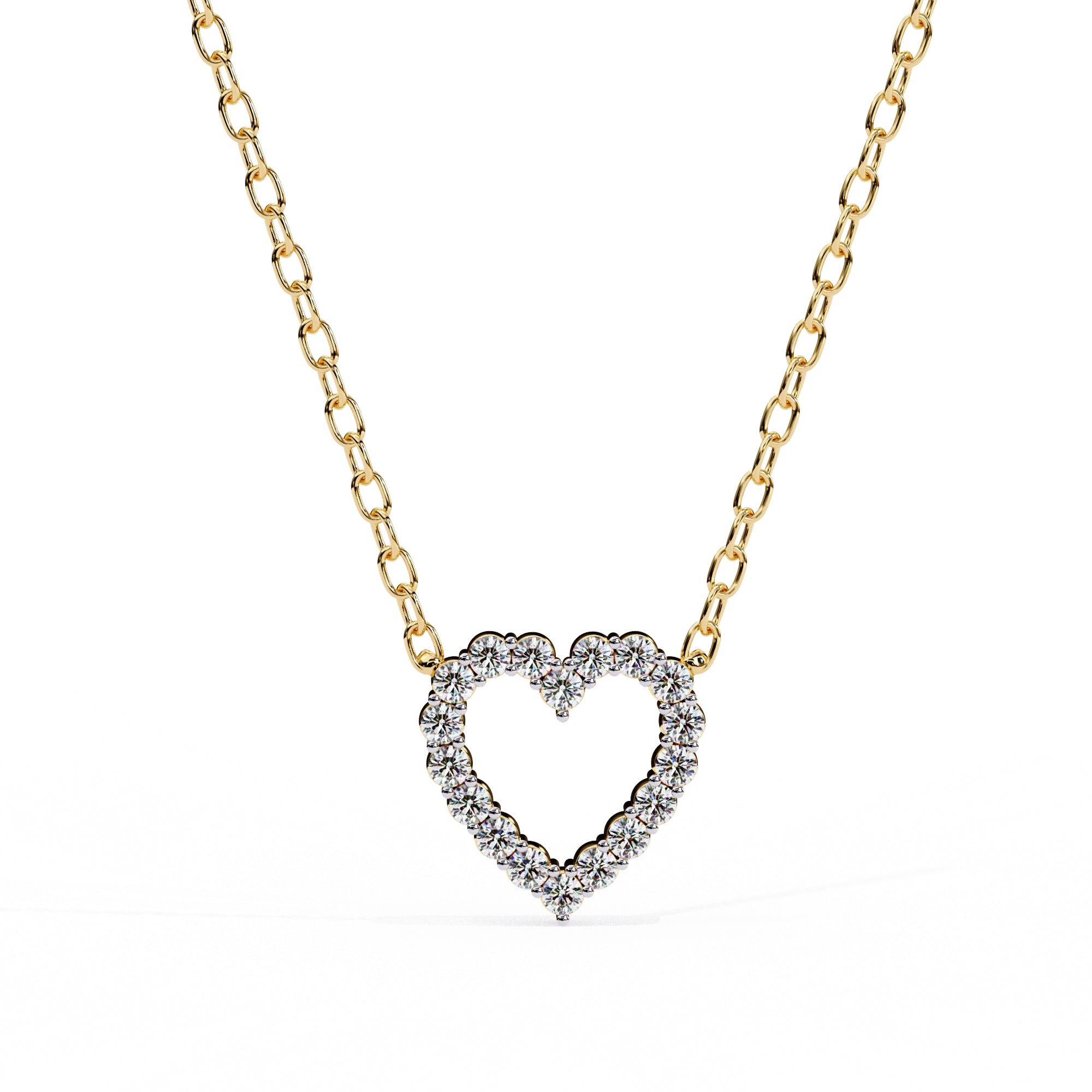 Moissanite Pendant Necklace For Women