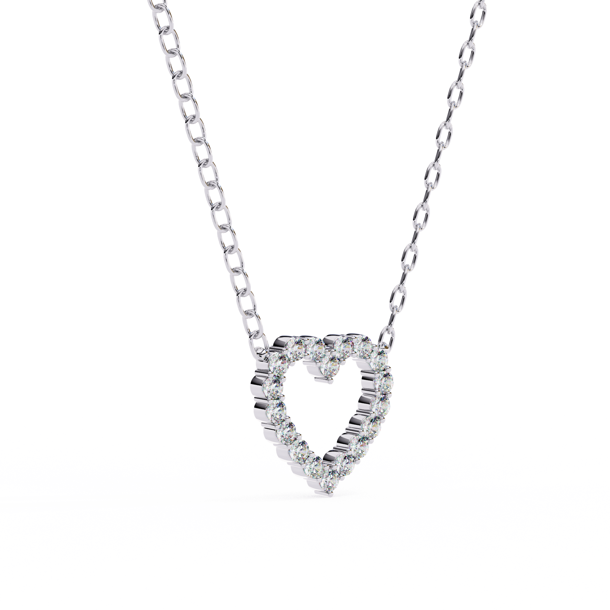 Moissanite Pendant Necklace For Women