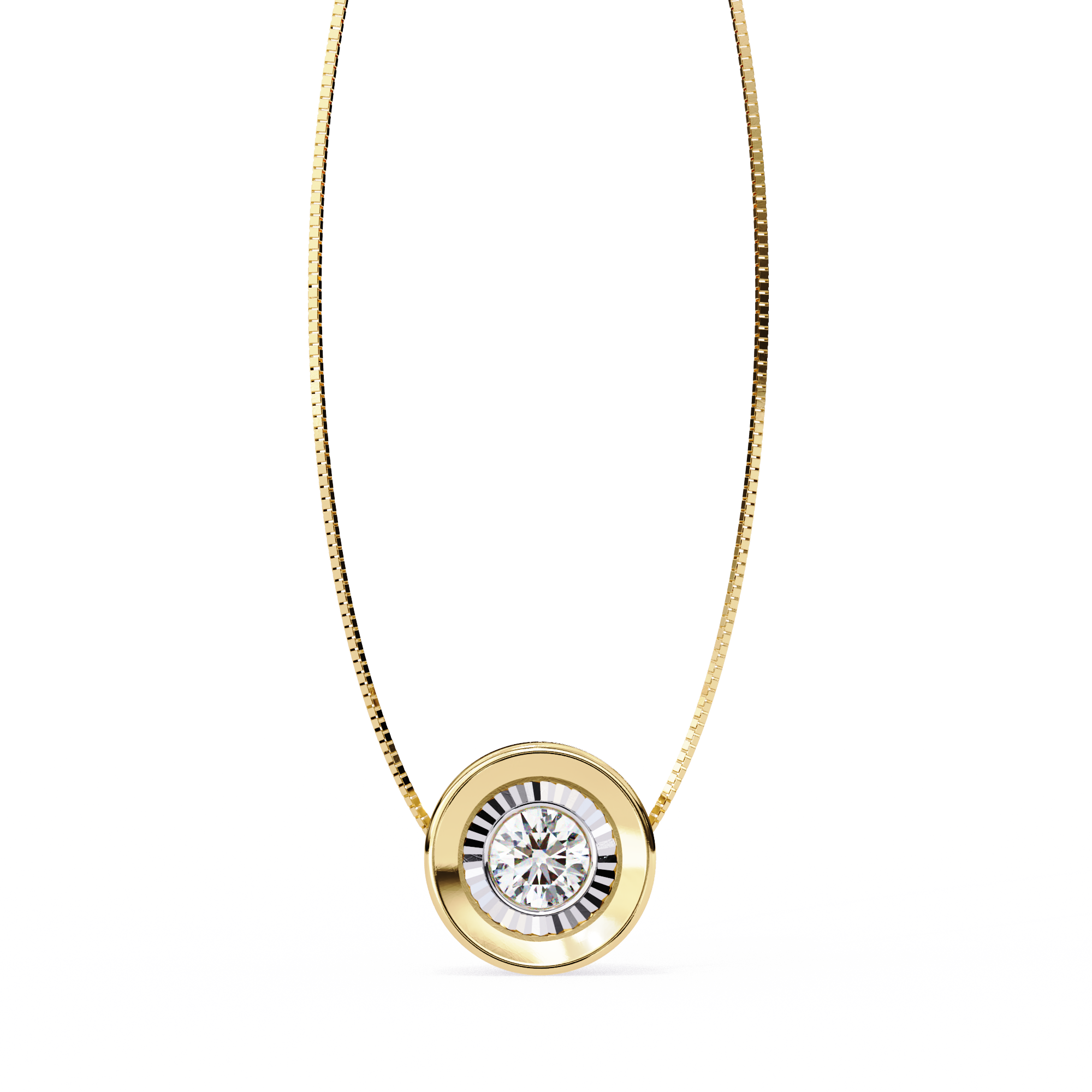 Moissanite Pendant Necklace For Women