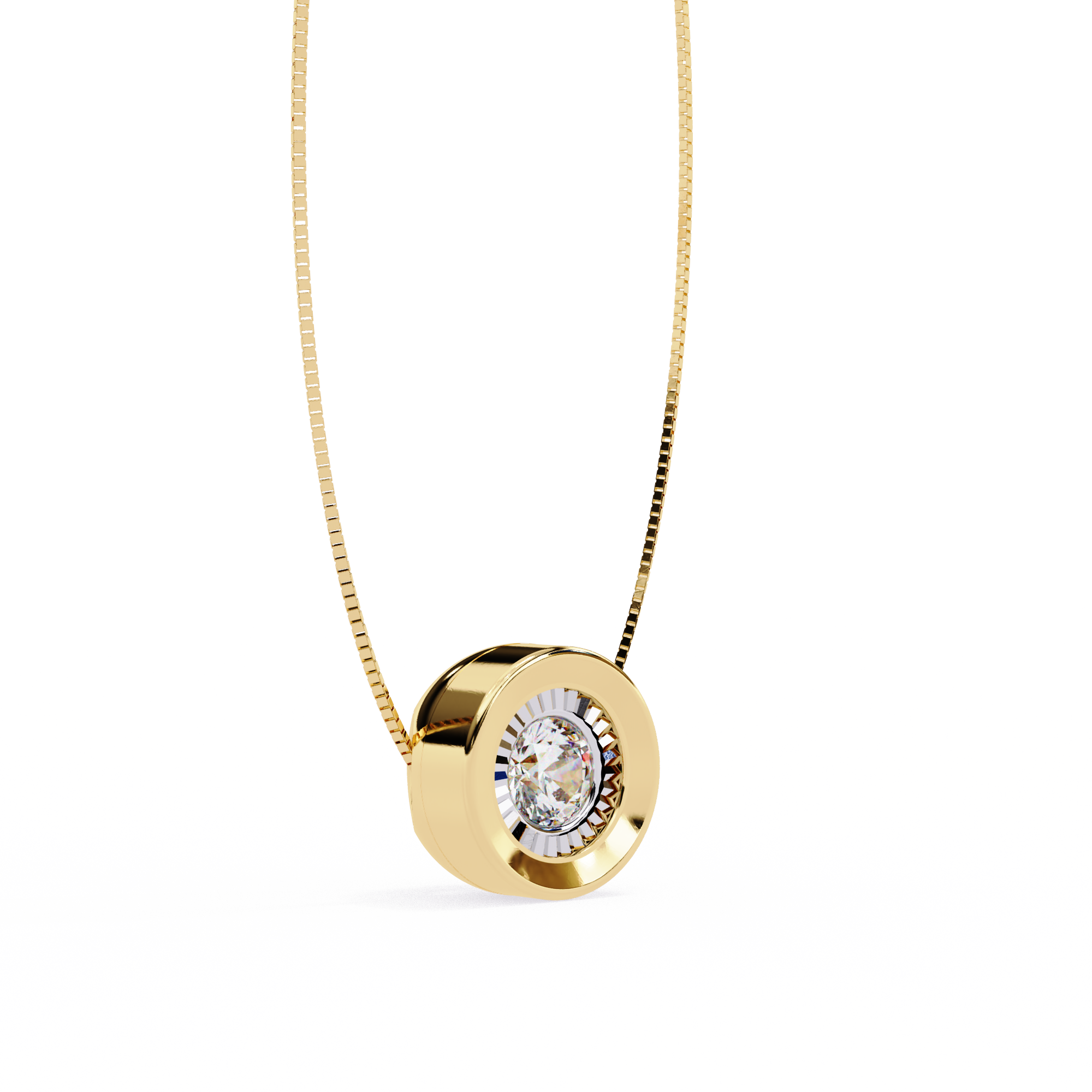Moissanite Pendant Necklace For Women