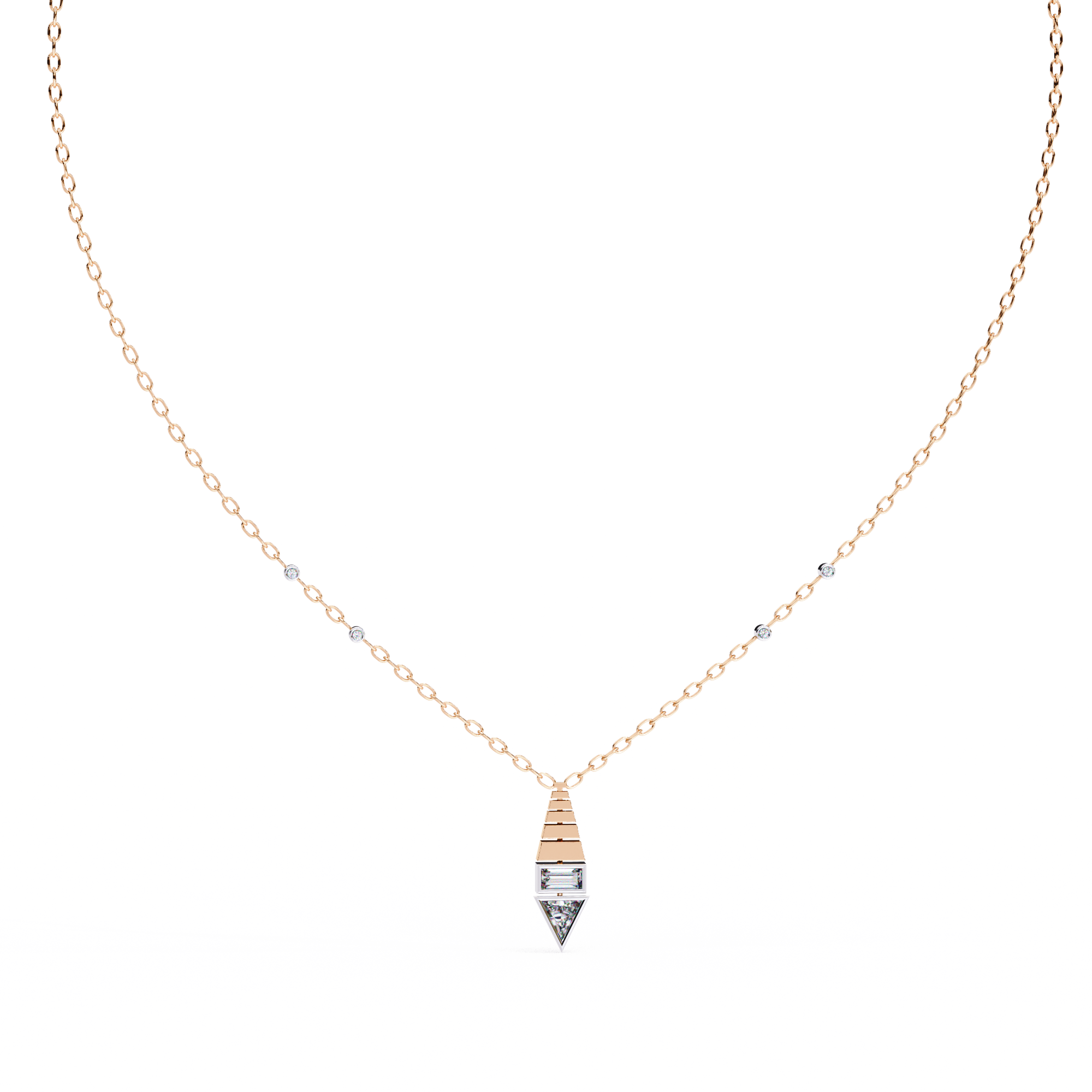 Moissanite Pendant Necklace For Women