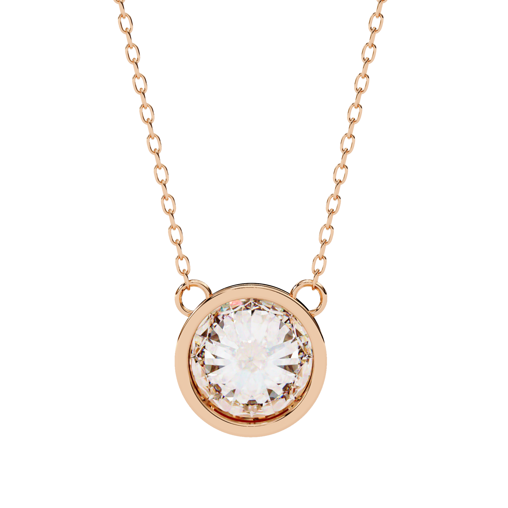 Moissanite Pendant Necklace For Women
