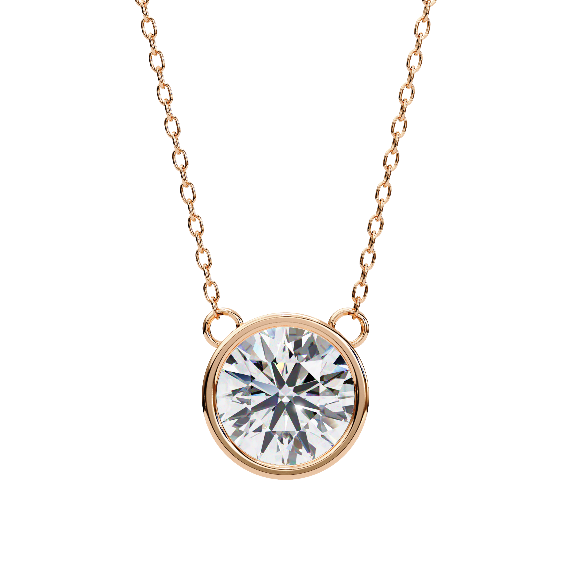 Moissanite Pendant Necklace For Women