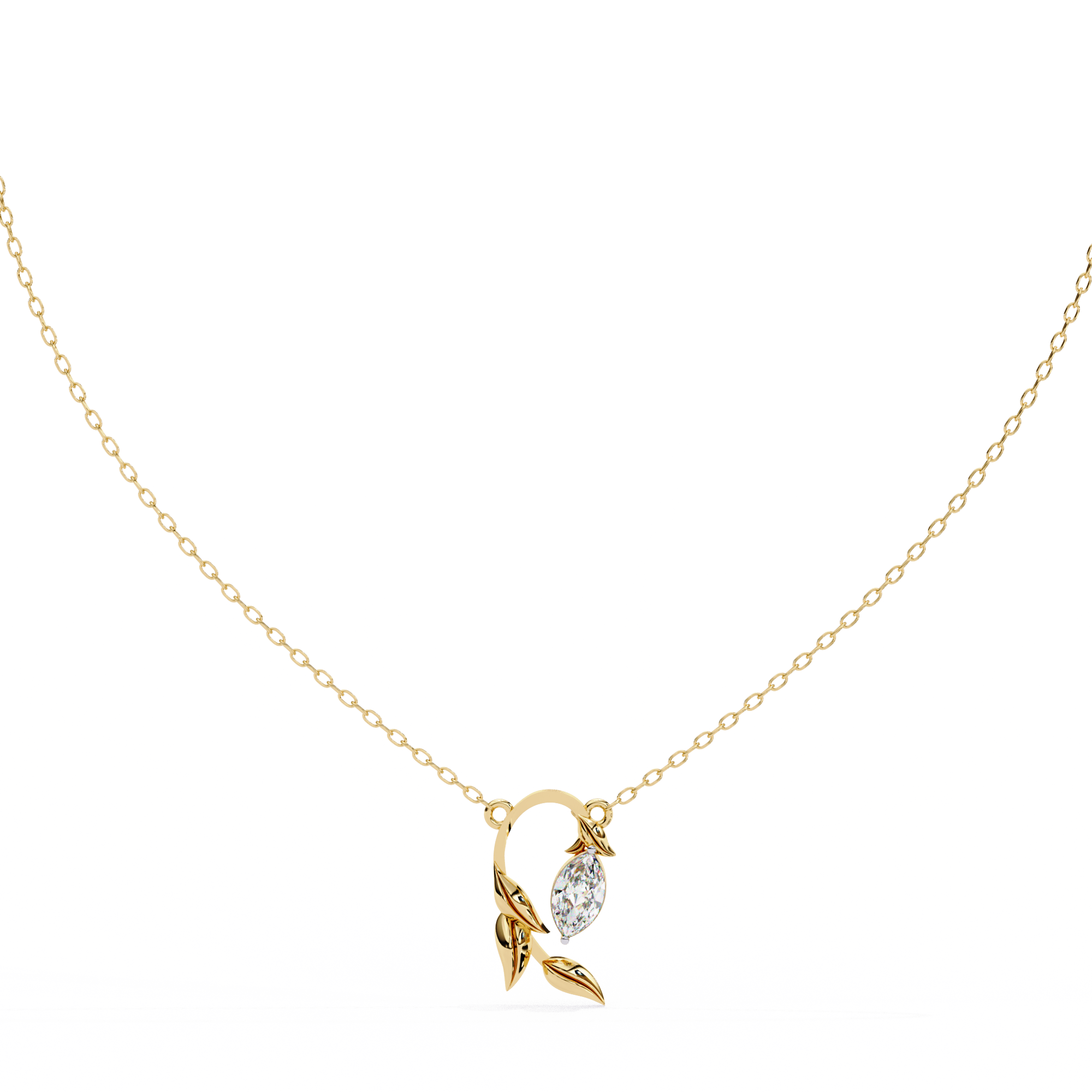 Moissanite Pendant Necklace For Women