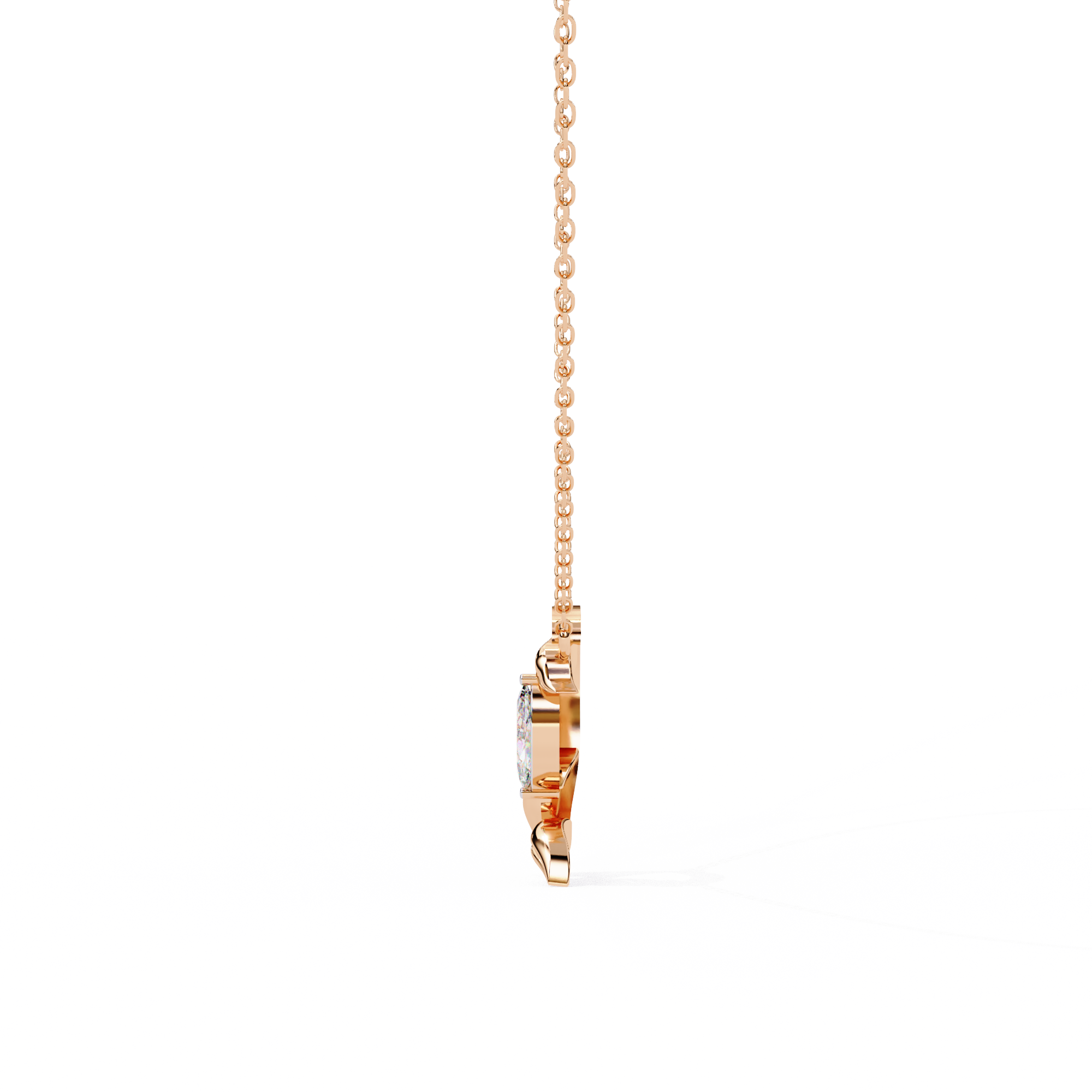 Moissanite Pendant Necklace For Women