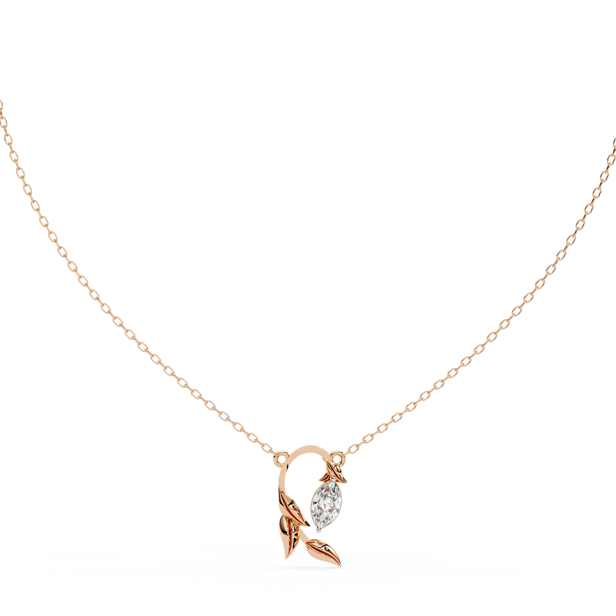 Moissanite Pendant Necklace For Women