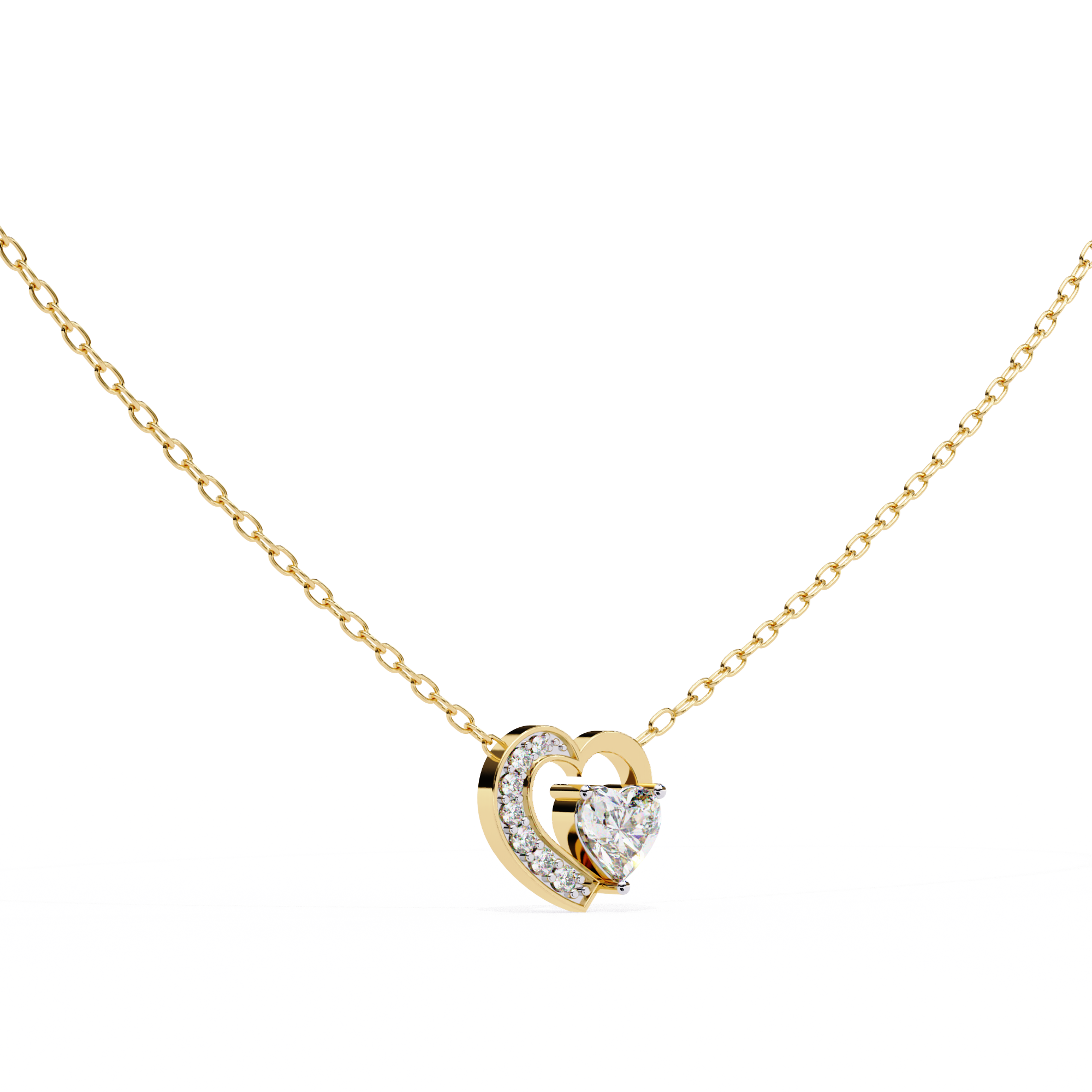 Moissanite Pendant Necklace For Women