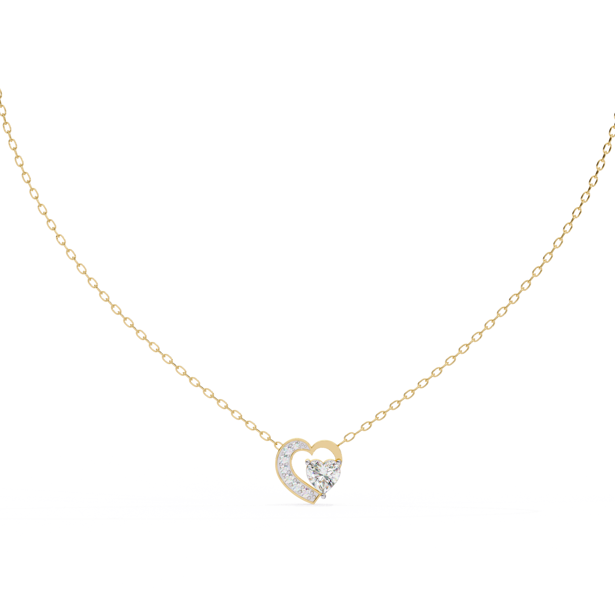 Moissanite Pendant Necklace For Women