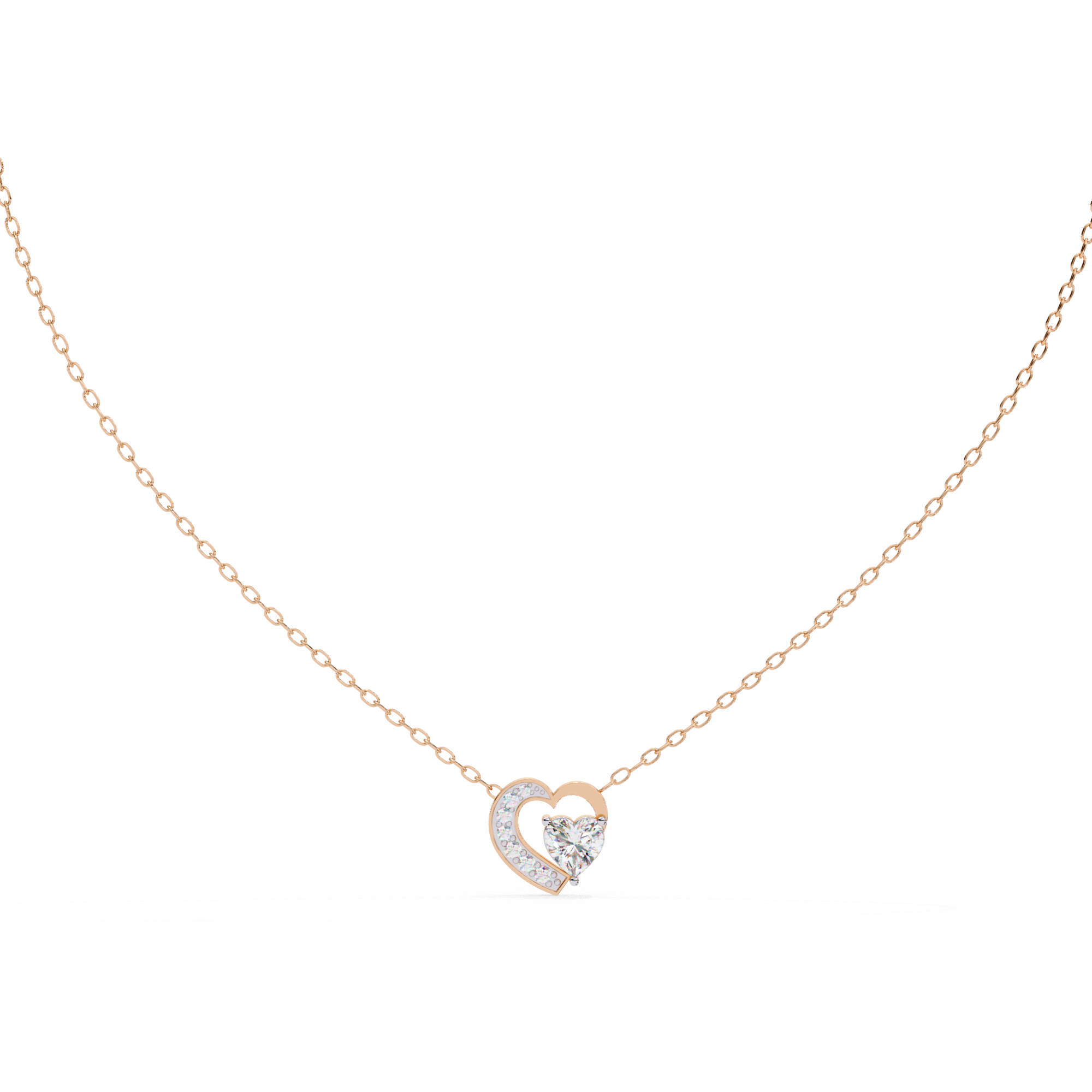 Moissanite Pendant Necklace For Women