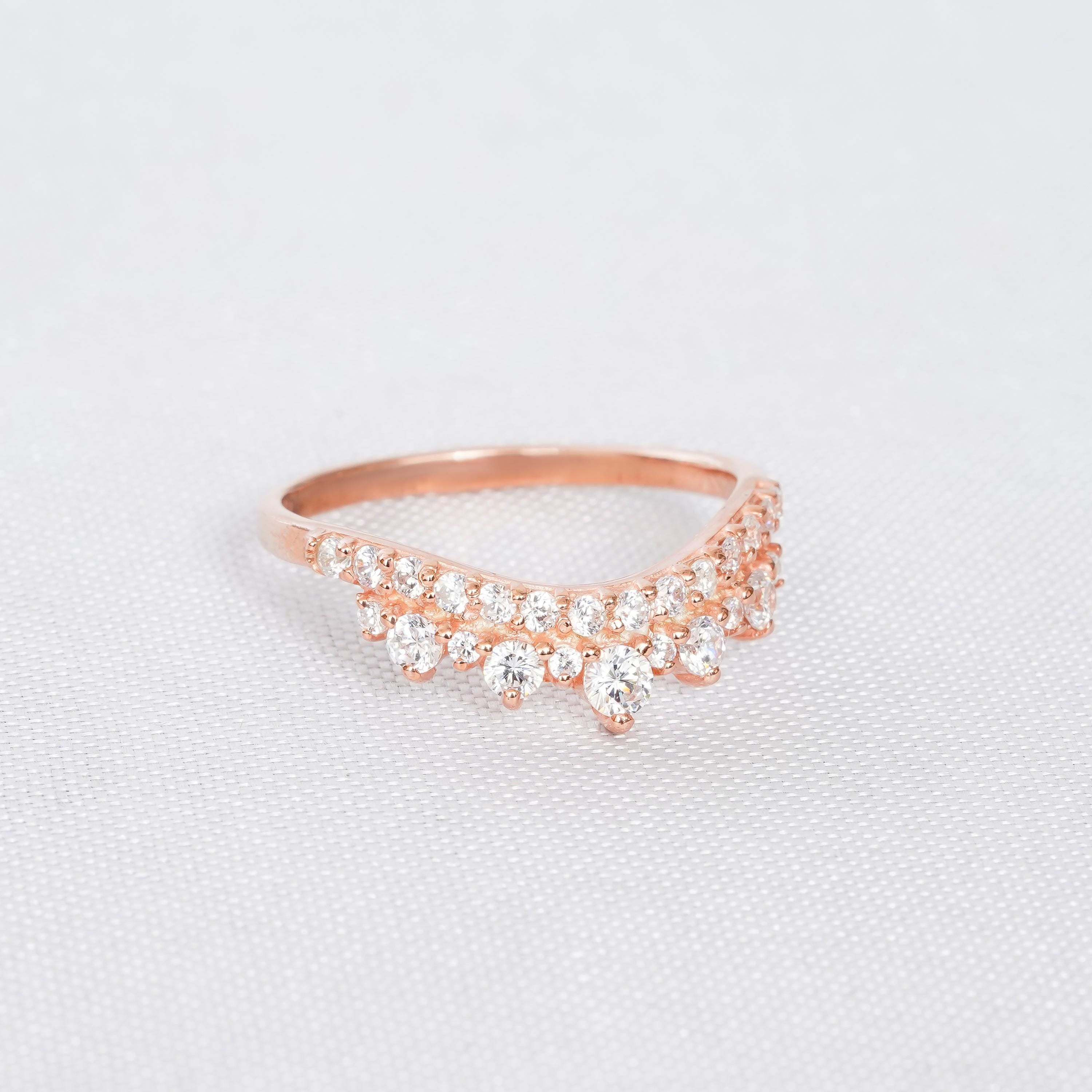 1.5ct Morganite Engagement Ring Set For Women Matching Moissanite Crown Wedding Band Round Solitaire Floral Halo ArtDeco Bridal Promise Ring