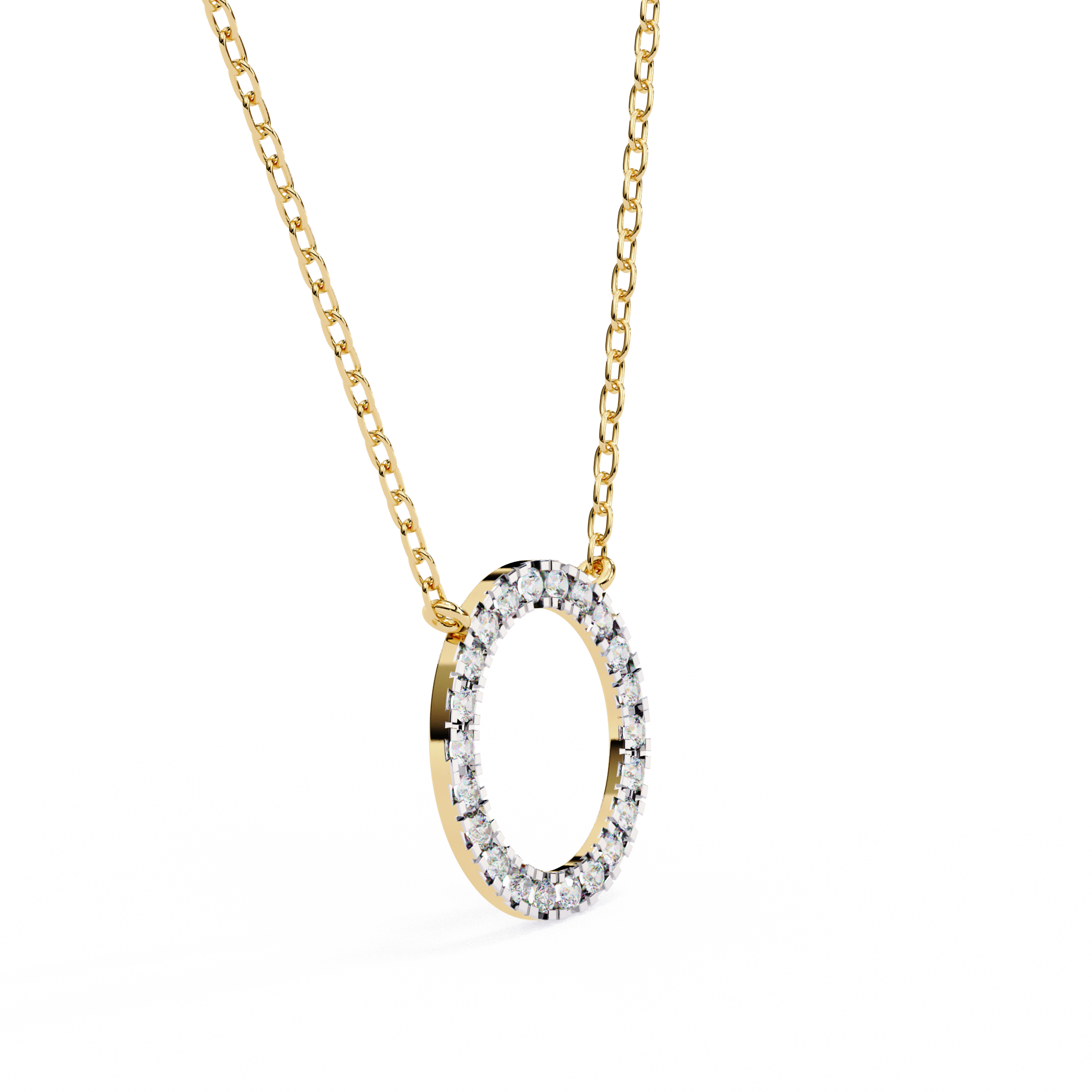 Moissanite Pendant Necklace For Women