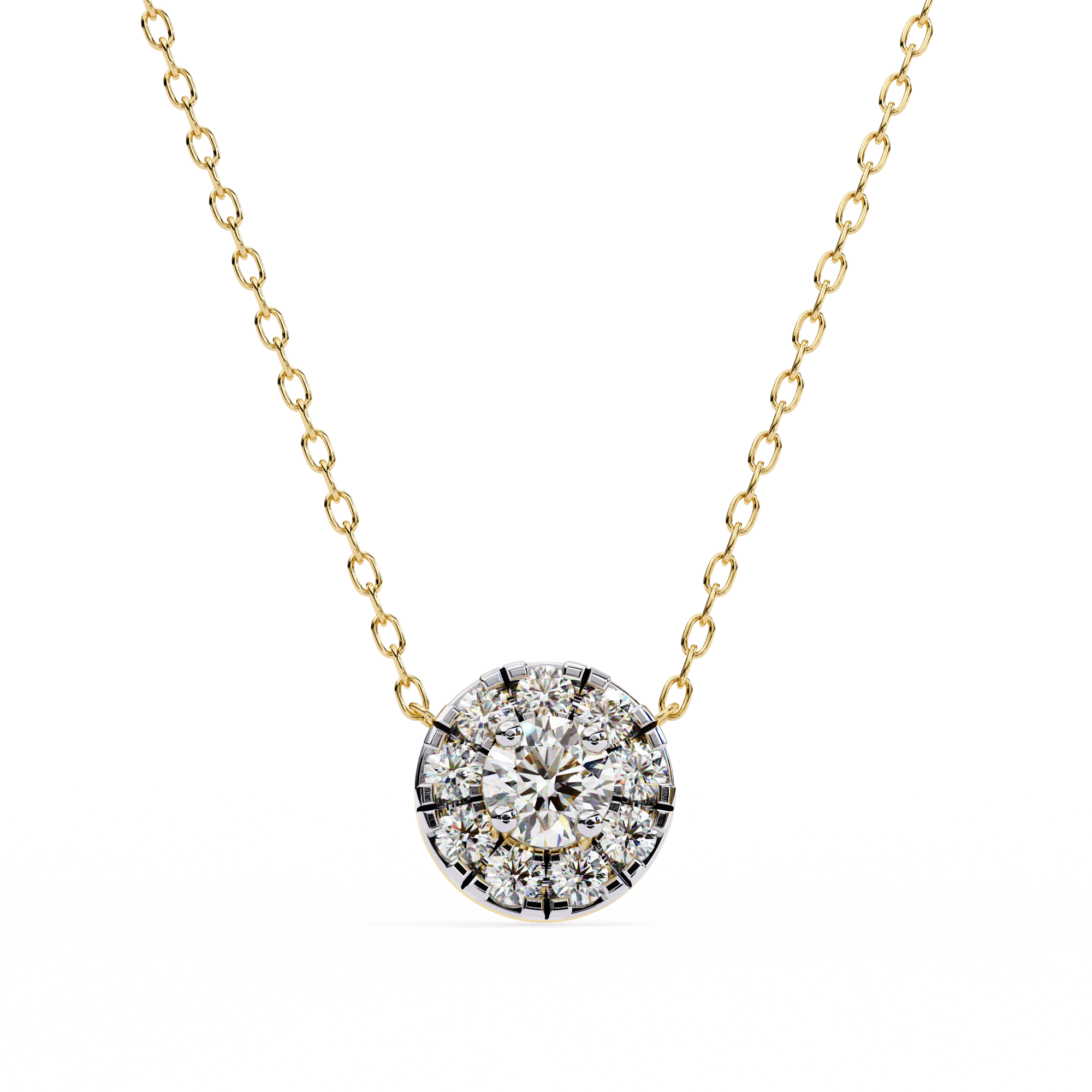 Moissanite Pendant Necklace For Women