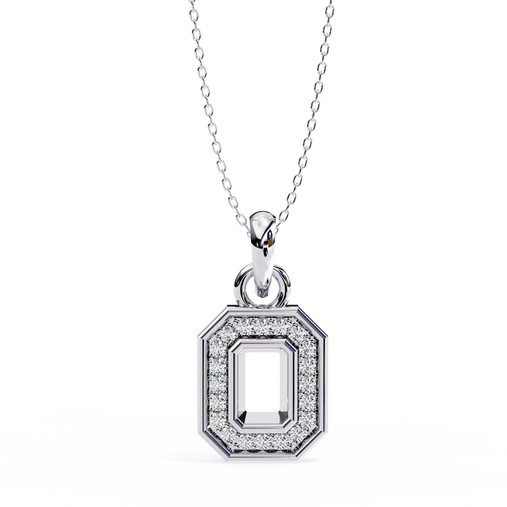 Moissanite Pendant Necklace For Women