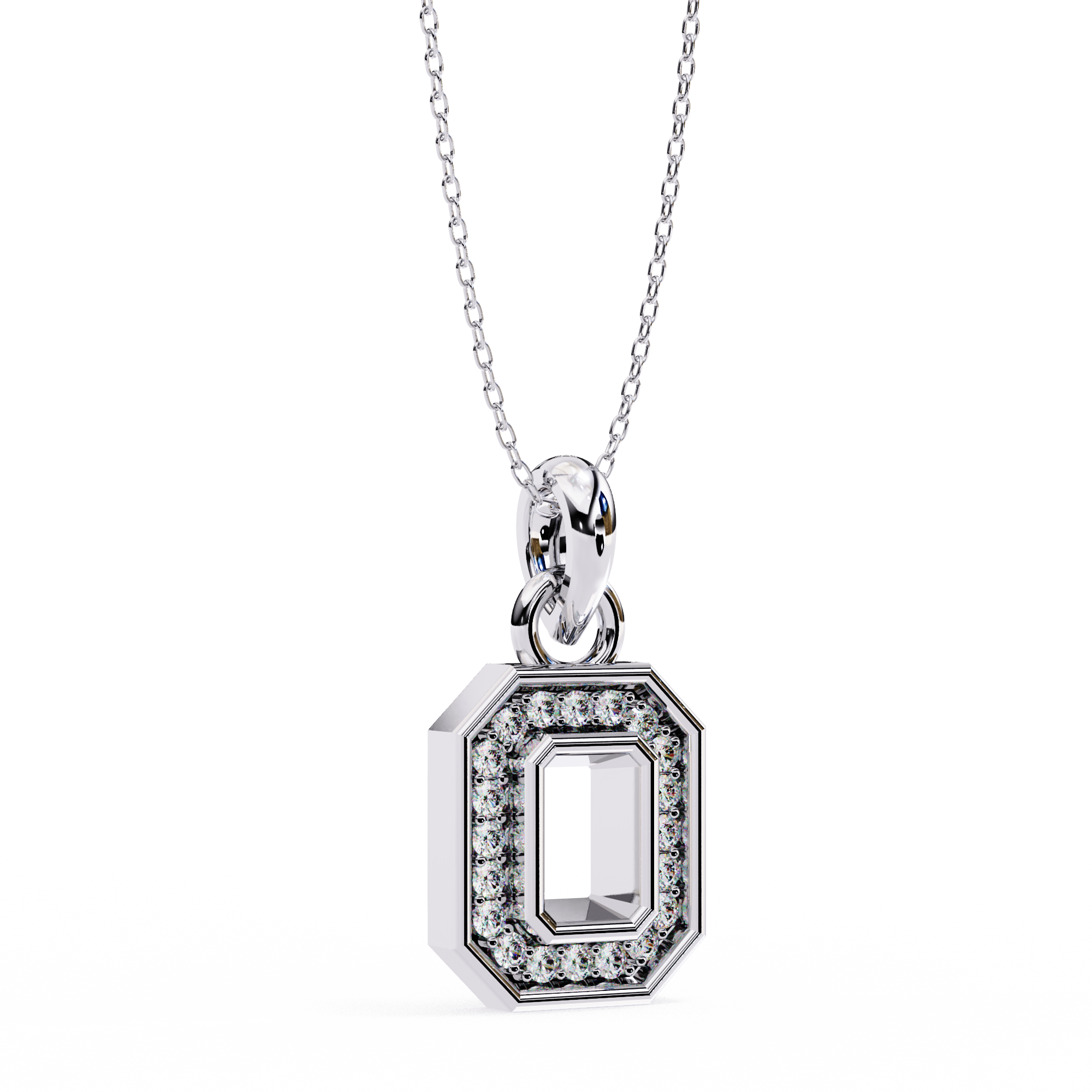 Moissanite Pendant Necklace For Women