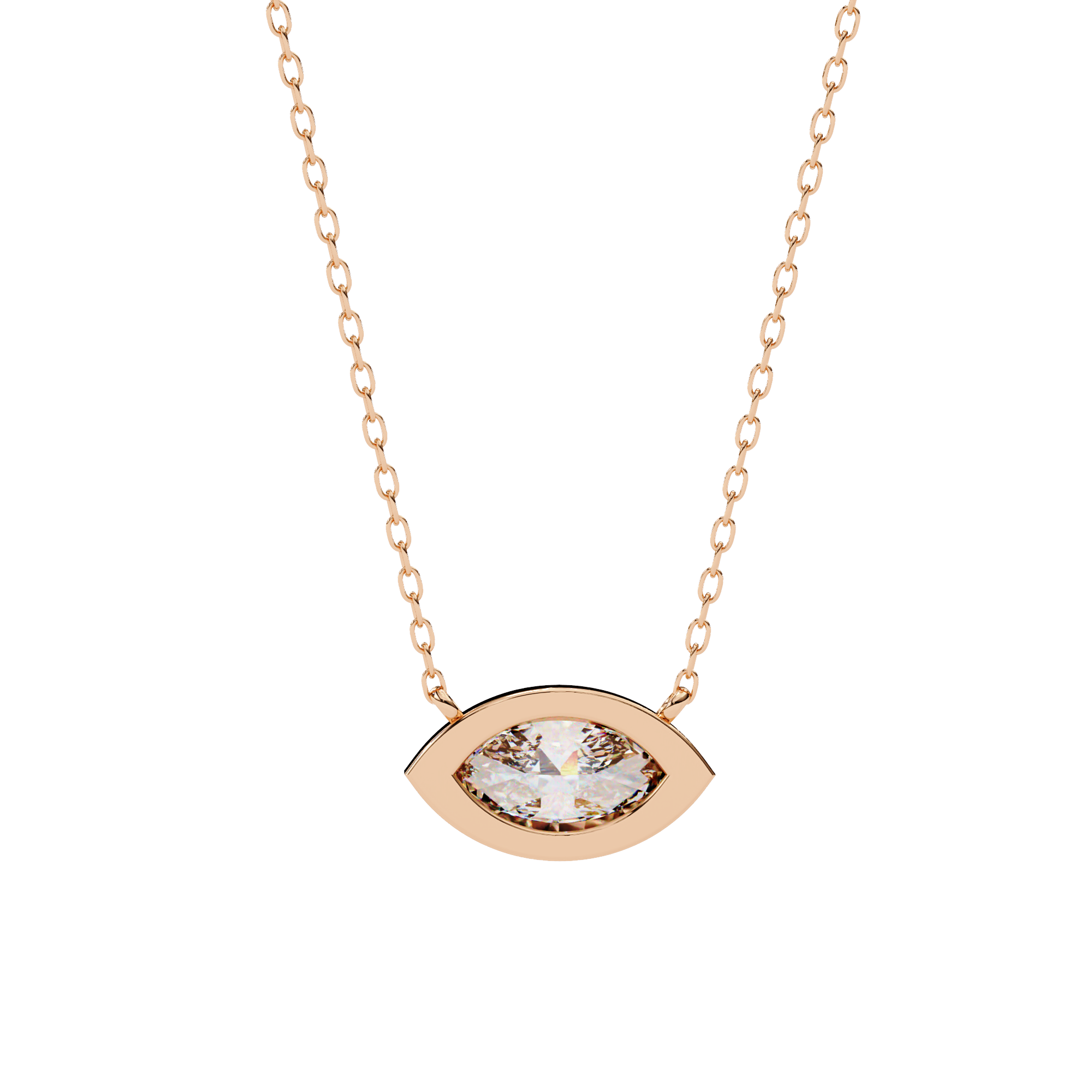 Moissanite Pendant Necklace For Women