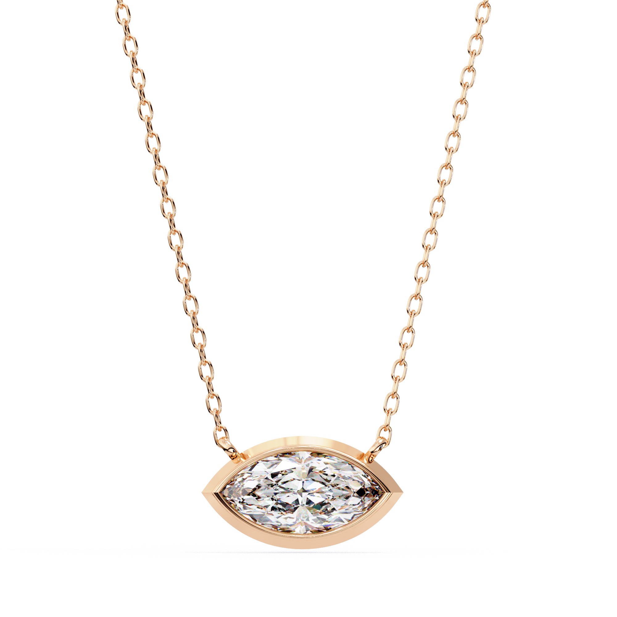 Moissanite Pendant Necklace For Women