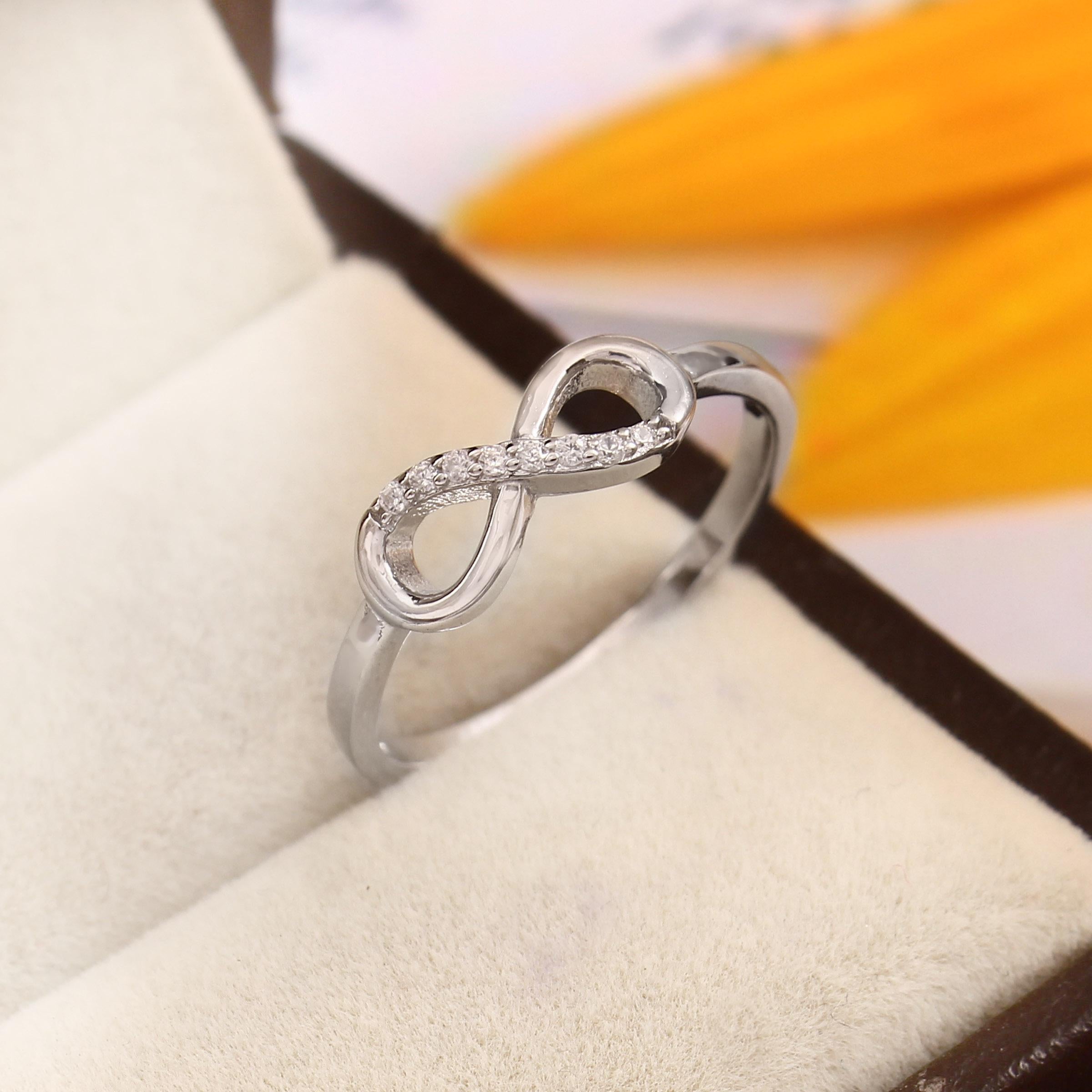 Simple Infinity Ring dainty and minimalist