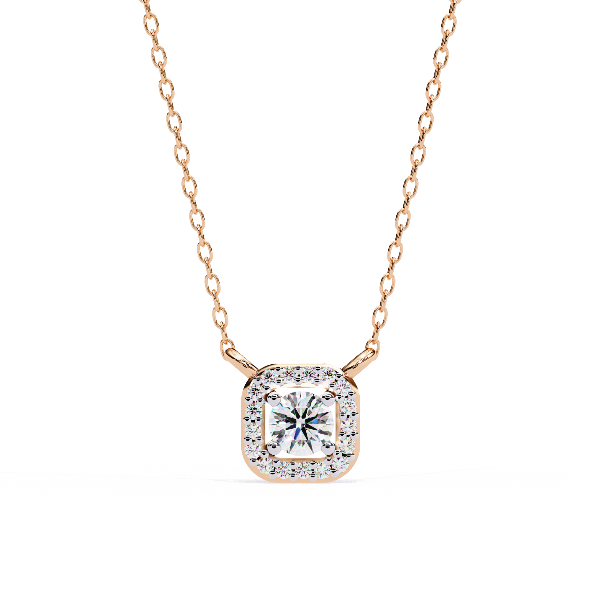 Moissanite Pendant Necklace For Women