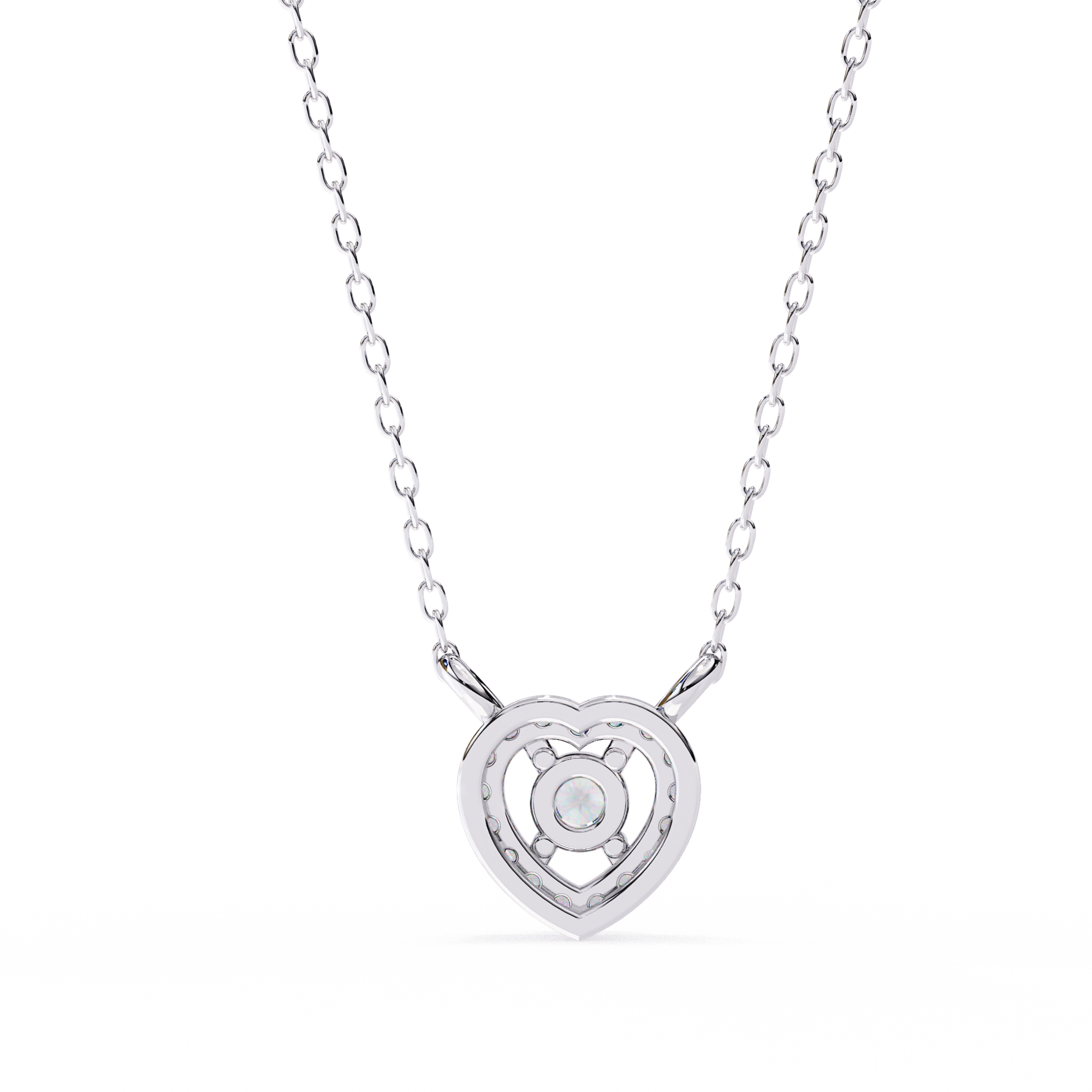 Moissanite Pendant Necklace For Women