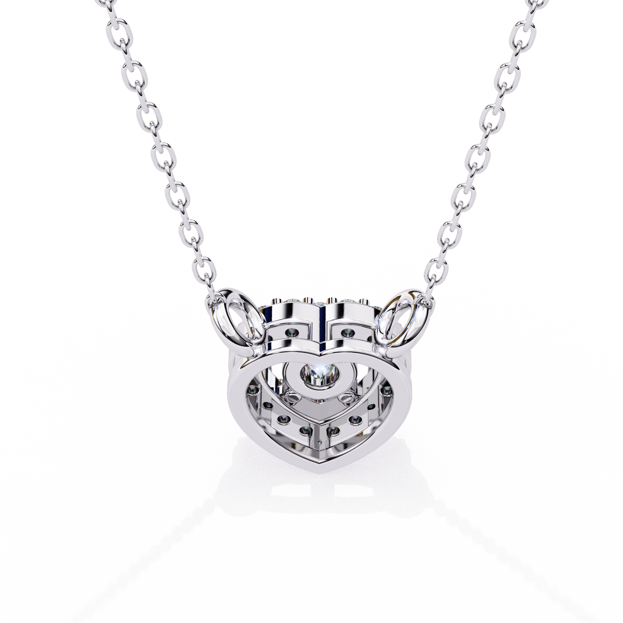 Moissanite Pendant Necklace For Women