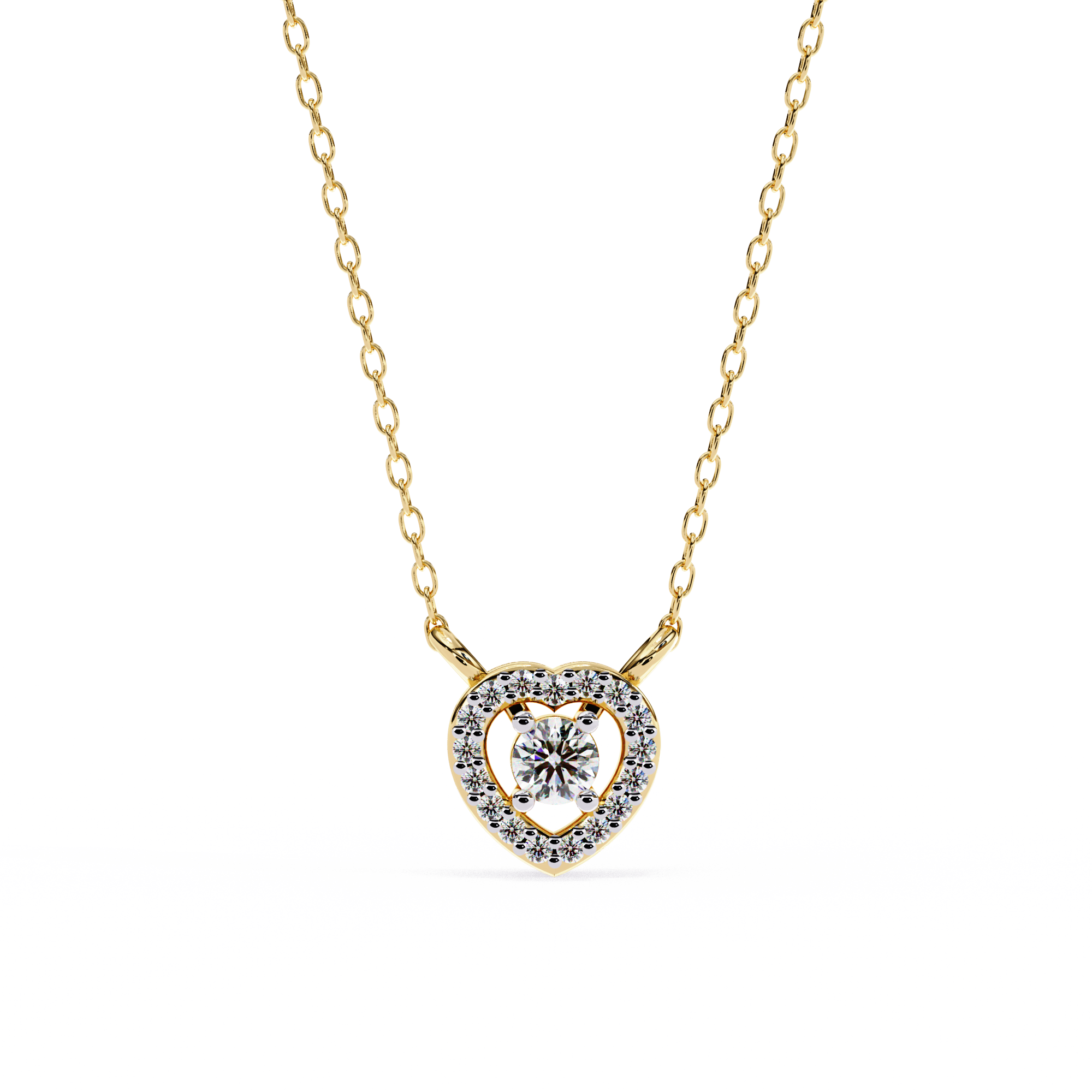 Moissanite Pendant Necklace For Women