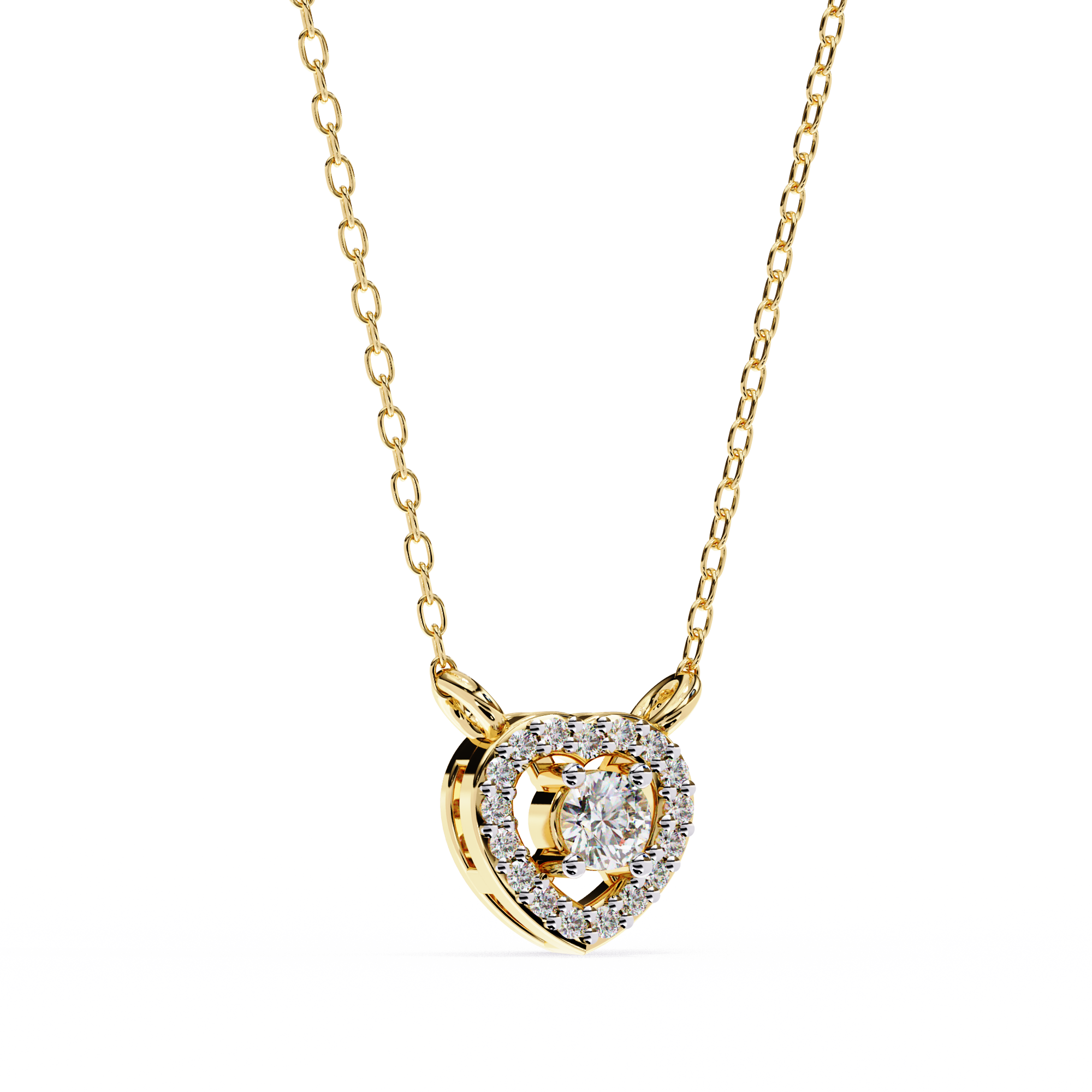 Moissanite Pendant Necklace For Women