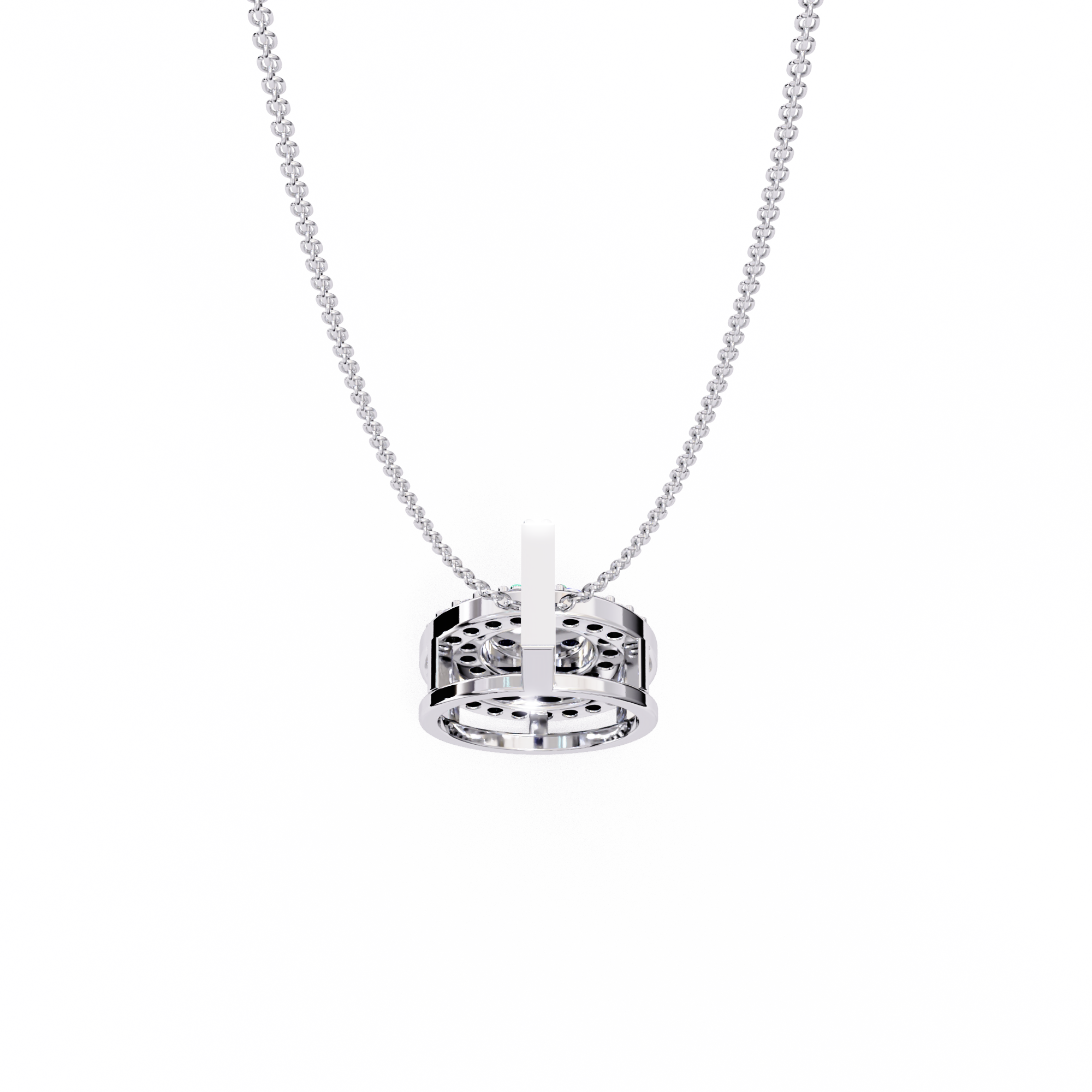 Moissanite Pendant Necklace For Women