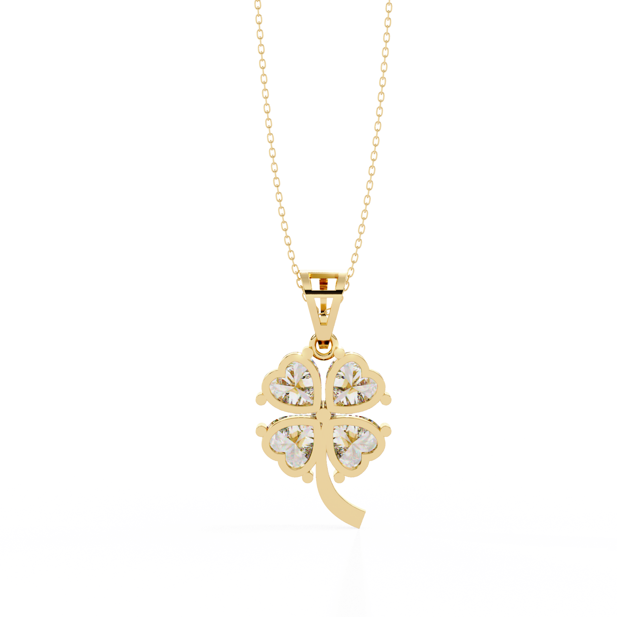 Moissanite Pendant Necklace For Women
