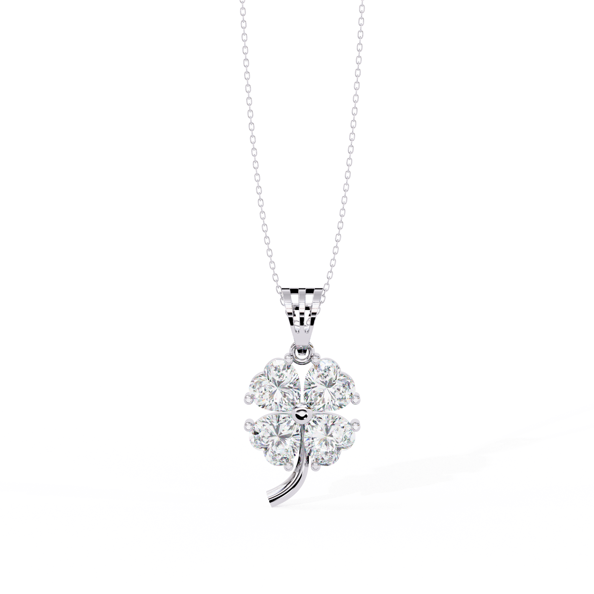 Moissanite Pendant Necklace For Women