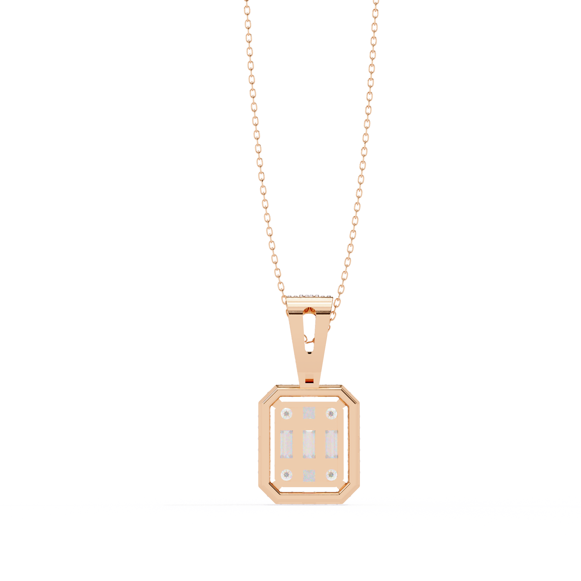 Moissanite Pendant Necklace For Women