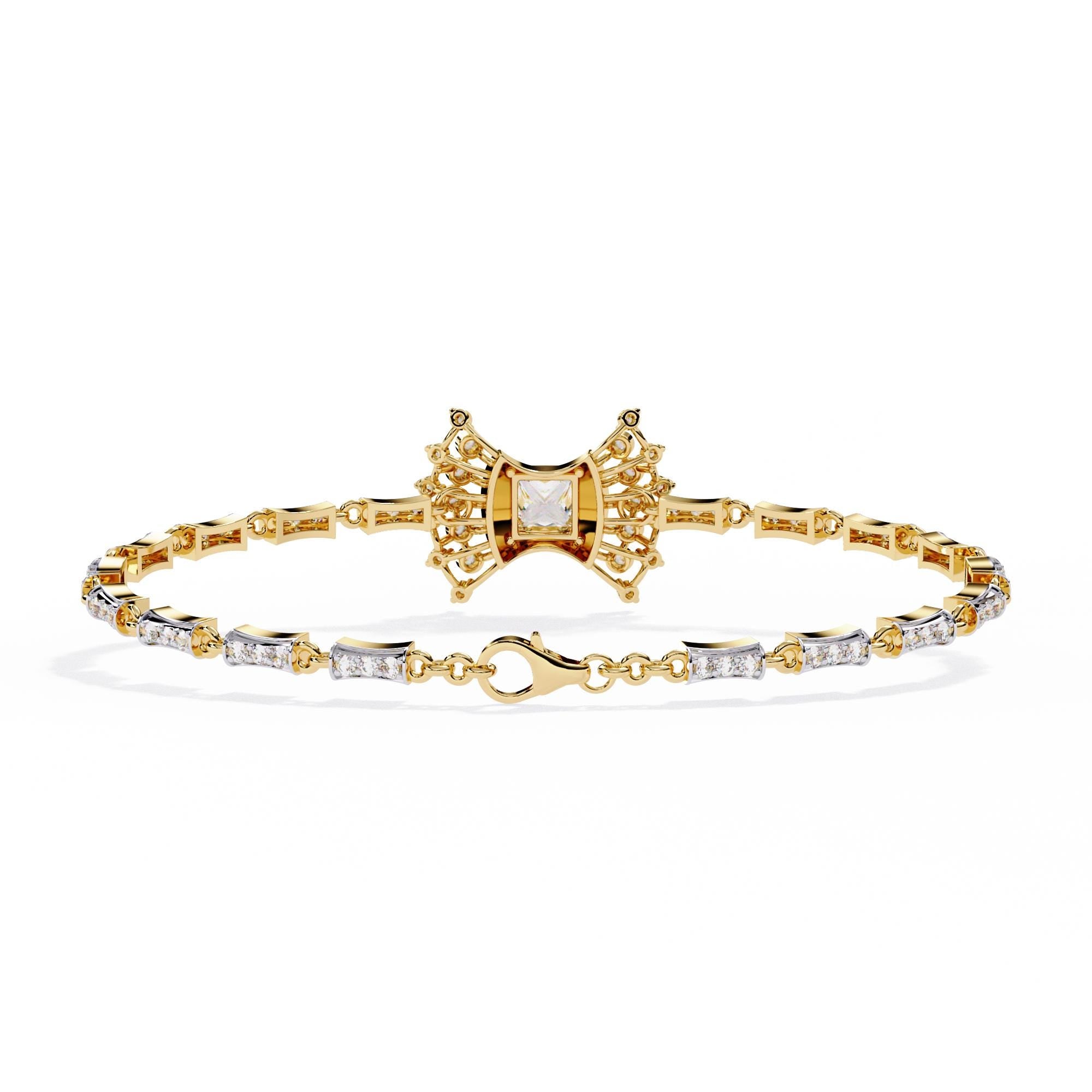 Bangle Bracelet For Women Handmade Minimalist Moissanite Bridal 925 Sterling Silver Anniversary Gift Luxury Jewelry Classic Cuff Bracelet