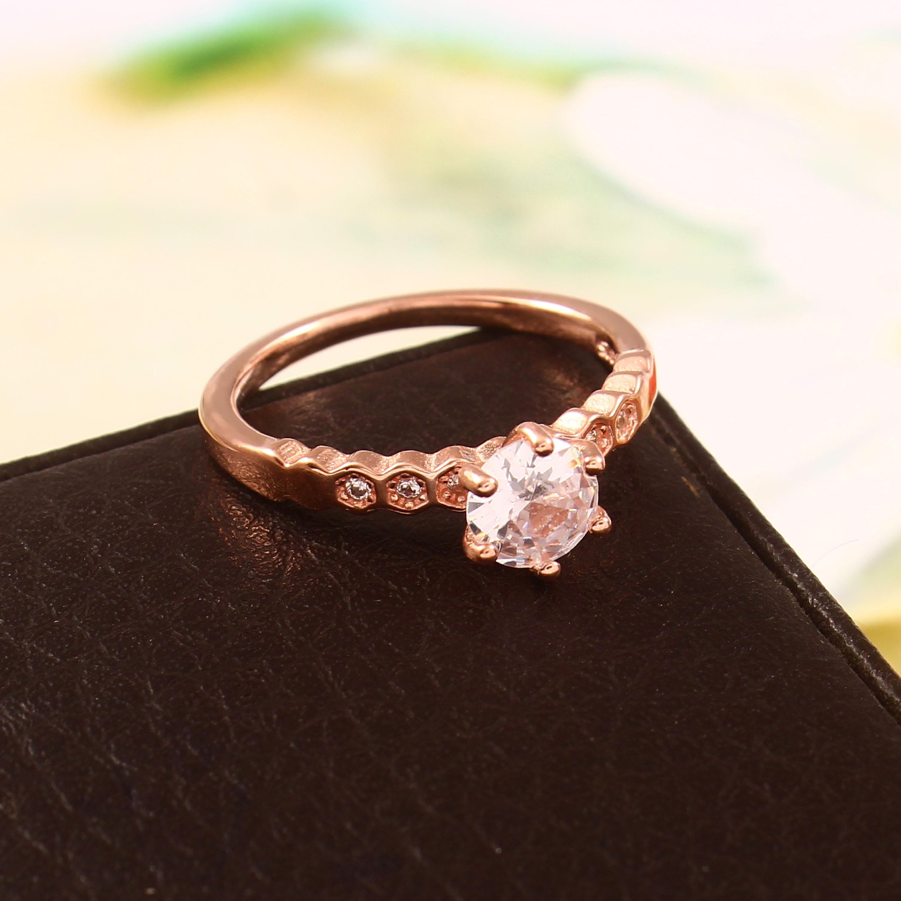 Moissanite Engagement Ring 925 Sterling Silver Solitaire 6 Prongs Hexagon Bubble Bezel Set Wedding Band Bridal Anniversary Gift For Her