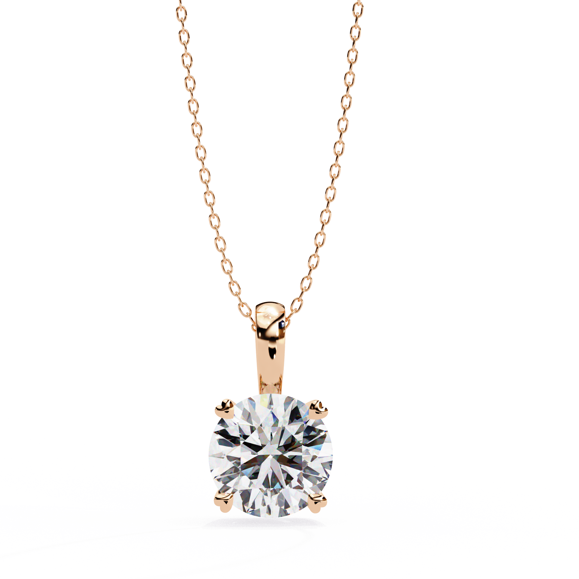 Moissanite Pendant Necklace For Women
