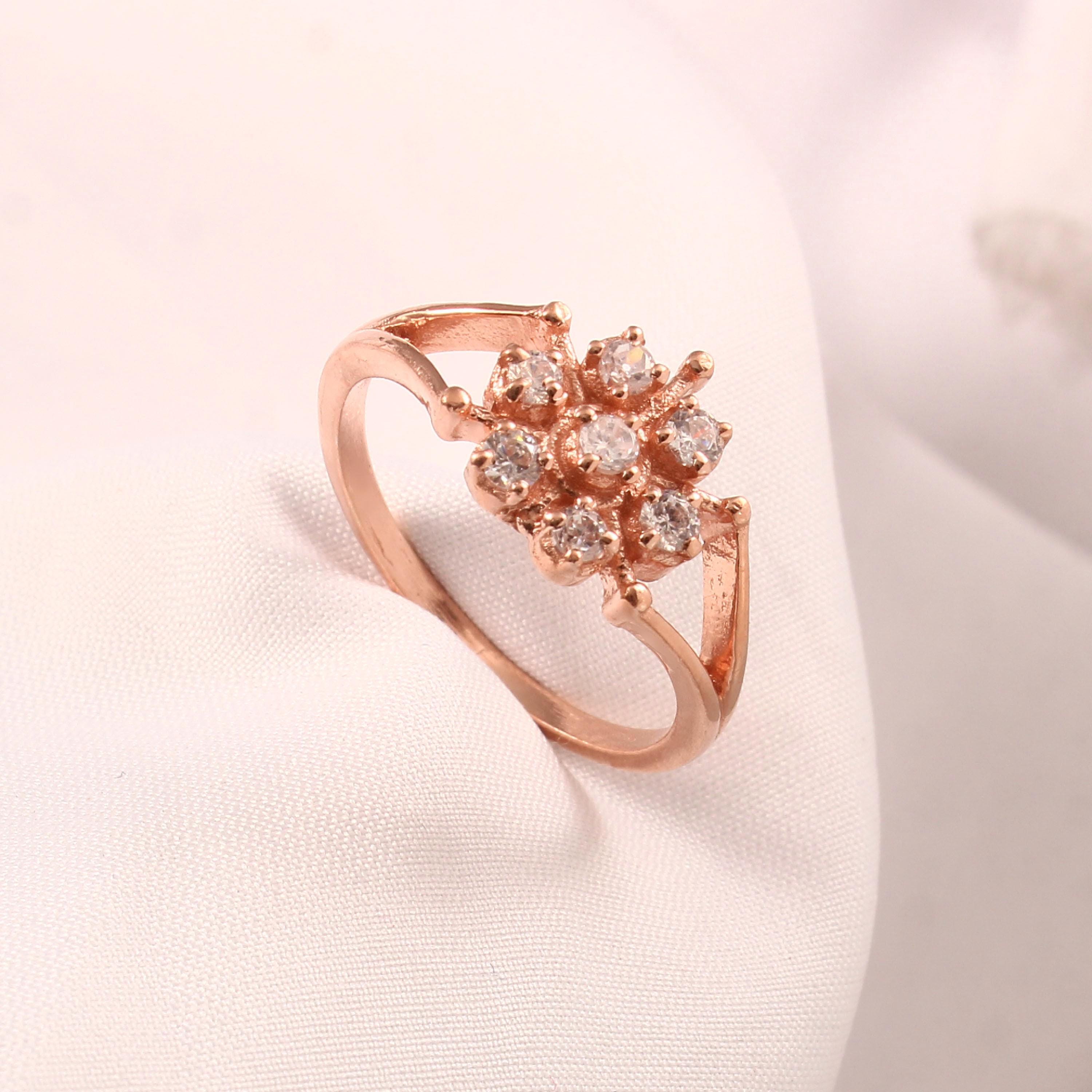 Flower Shape Ring For Women 925 Sterling Silver Moissanites Pave Set Proposal Minimalist Bridal Engagement Wedding Unique Anniversary Gift