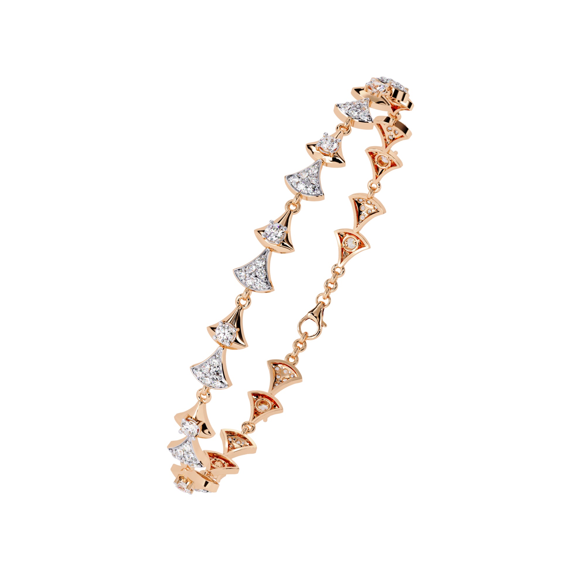 Handmade Moissanite Bracelet, 925 Sterling Silver Bow Jewelry