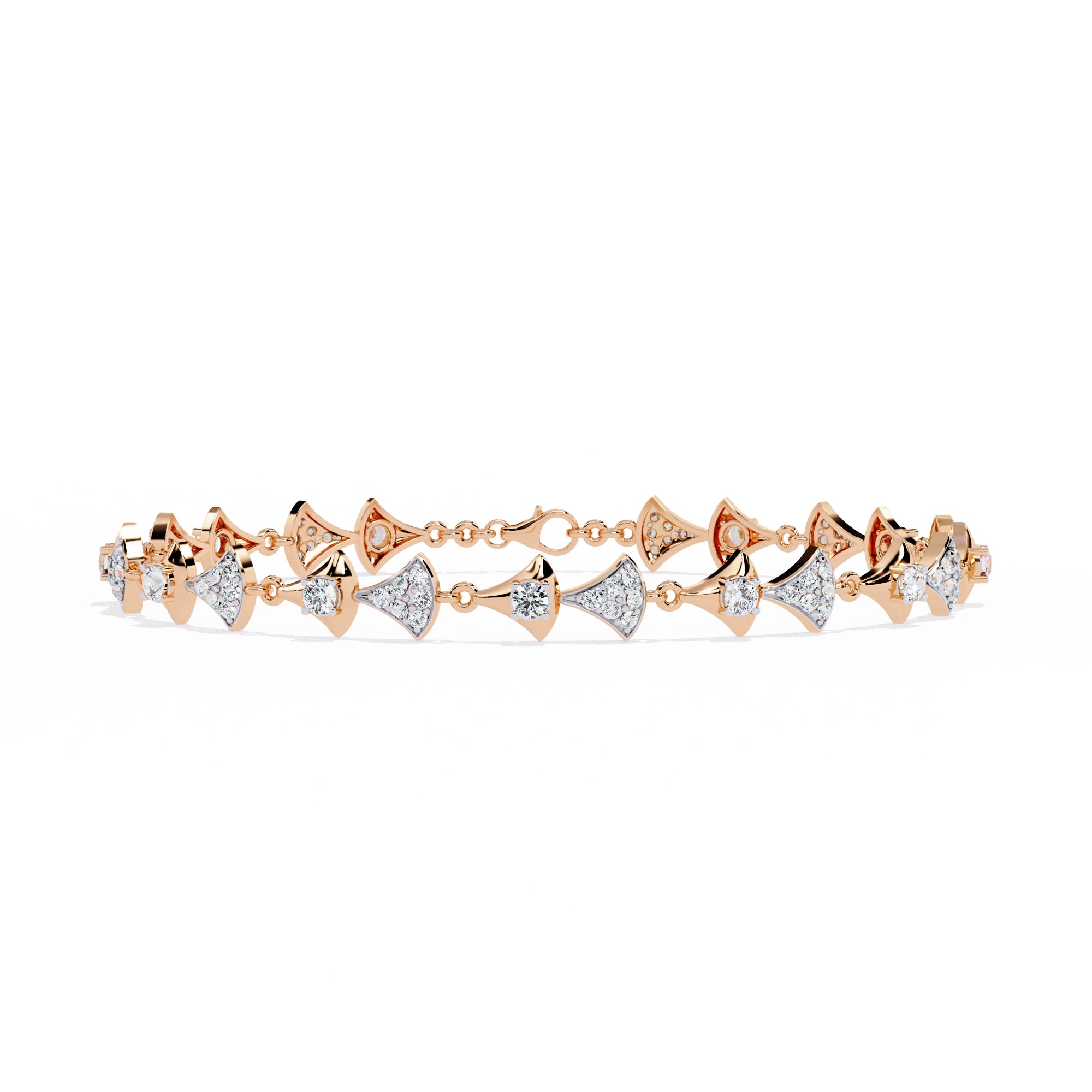 Handmade Moissanite Bracelet, 925 Sterling Silver Bow Jewelry