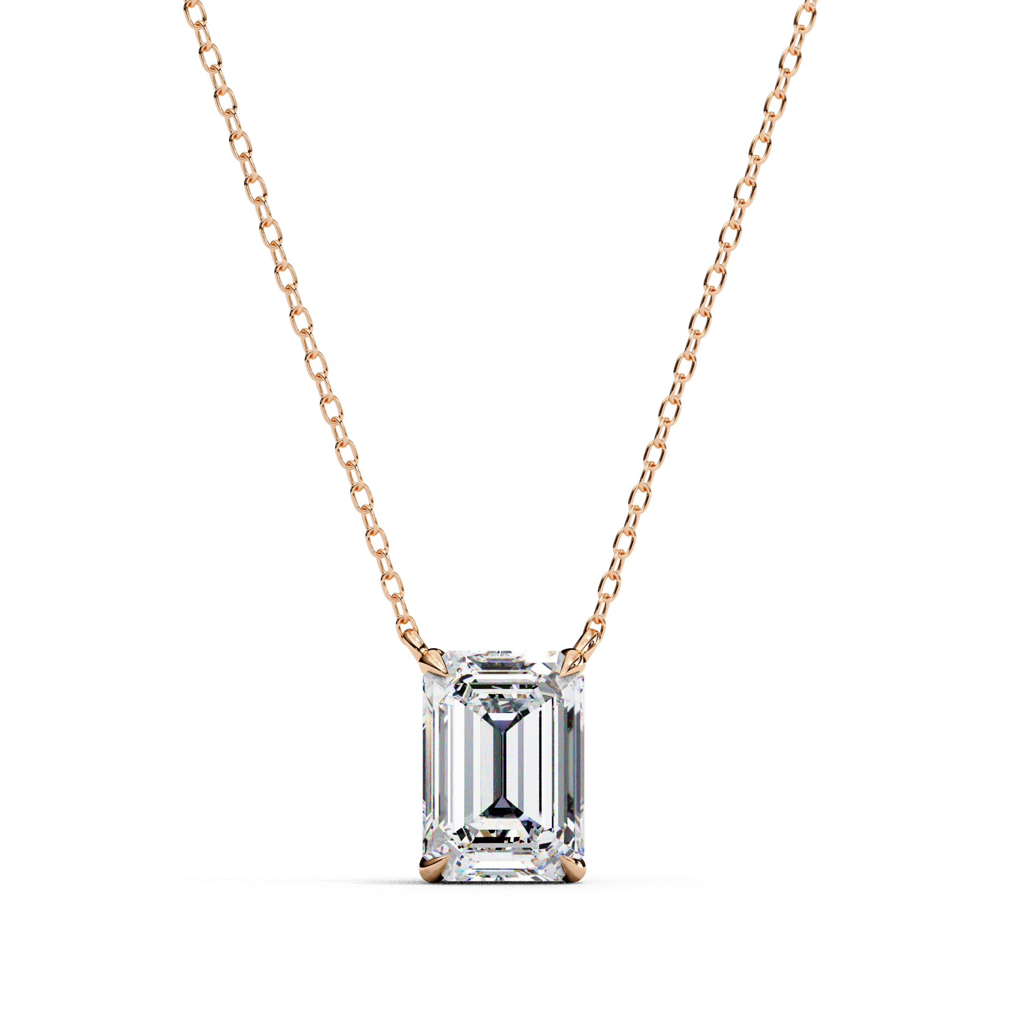 Moissanite Pendant Necklace For Women