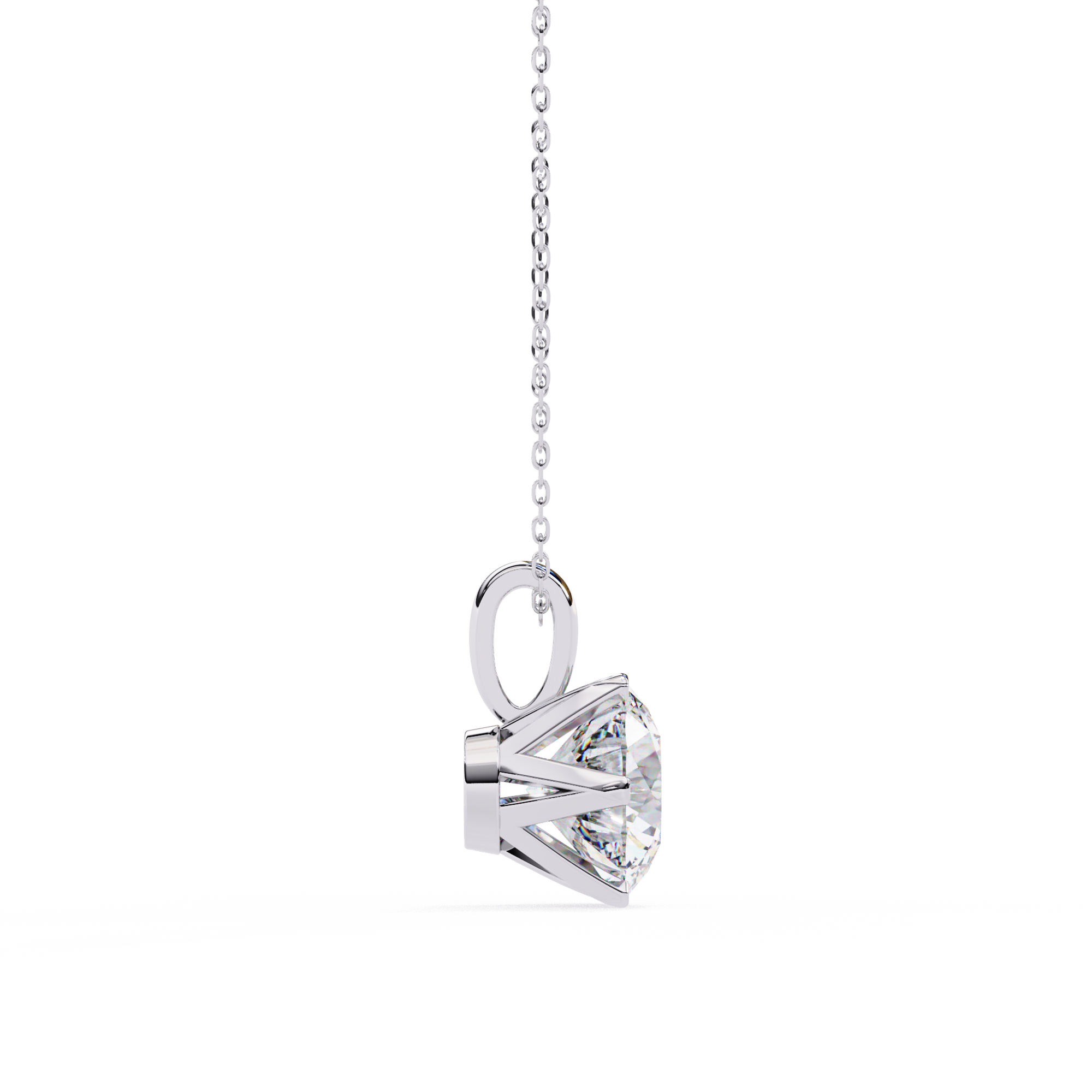 Moissanite Pendant Necklace For Women