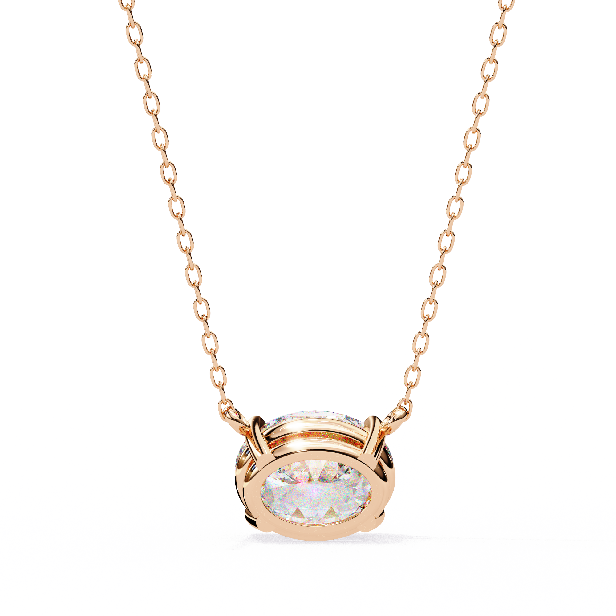 Moissanite Pendant Necklace For Women